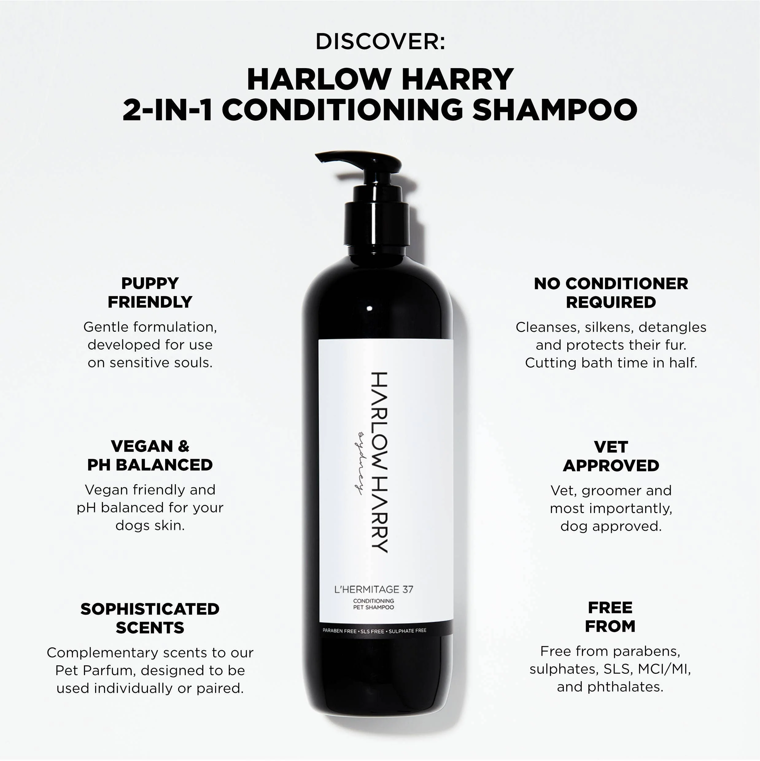 Harlow Harry: 2-in-1 Conditioning Dog Shampoo | L'hermitage 37 - Image 5