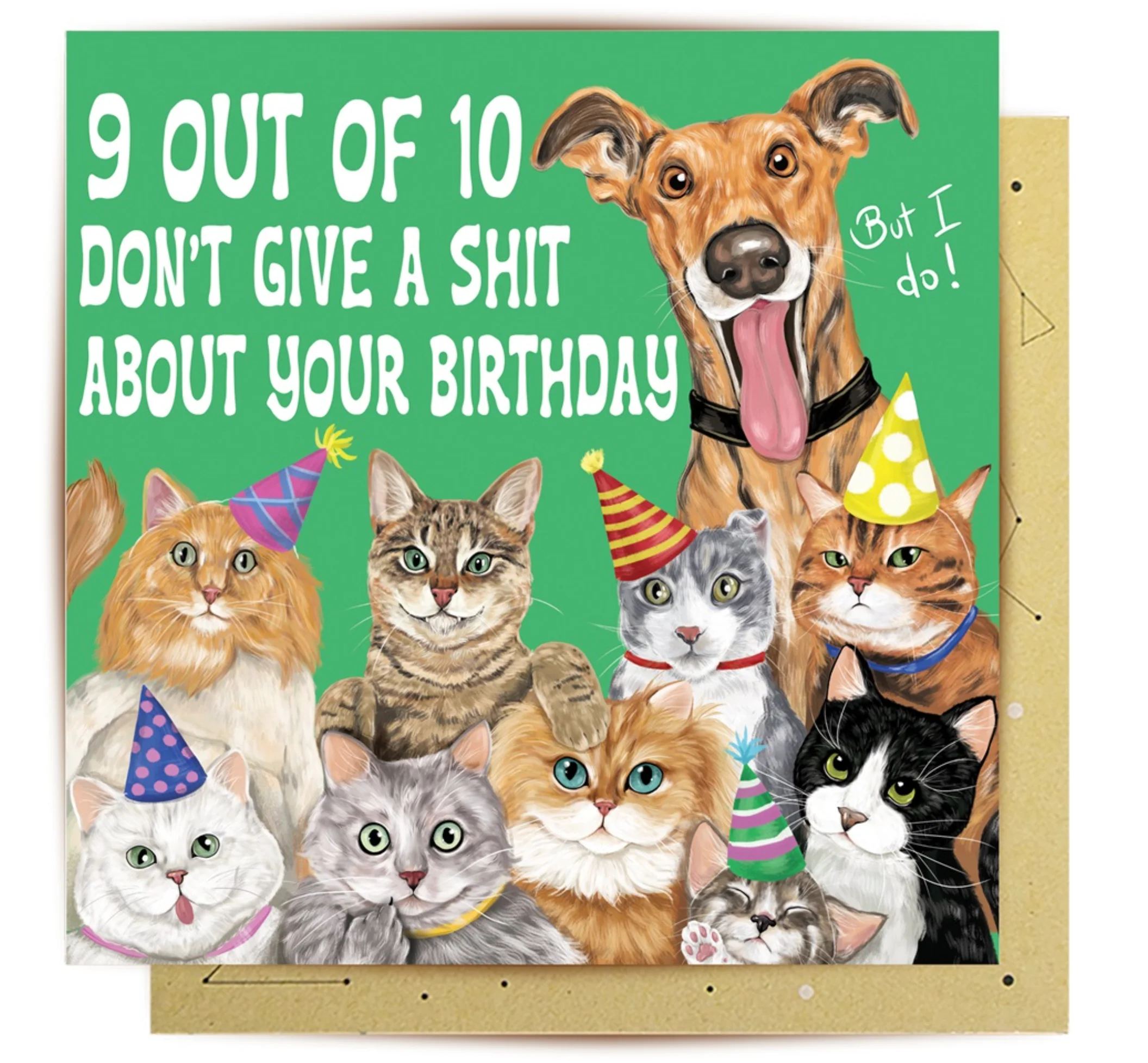 9 out of 10: Greeting Card