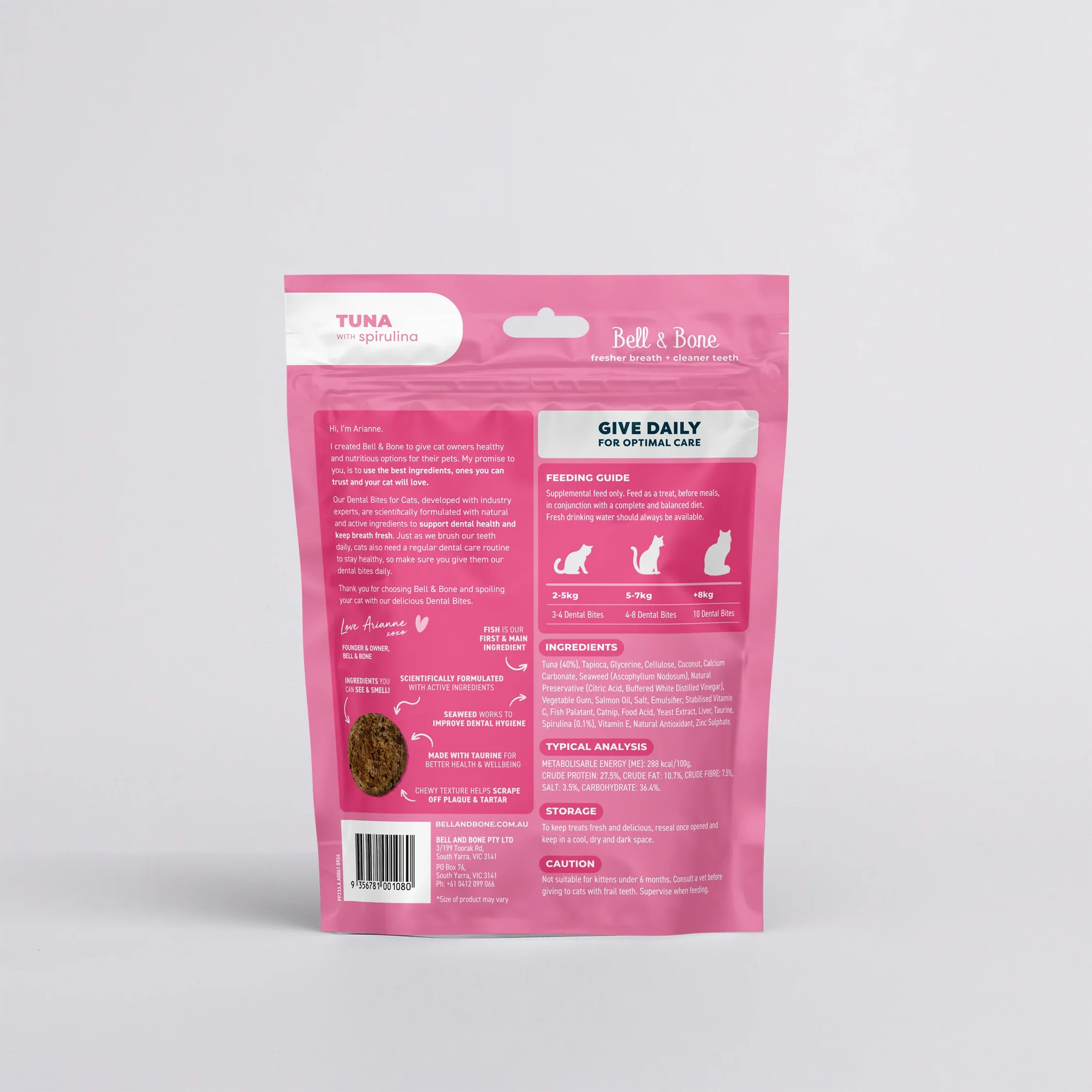 Bell & Bone Adult Cat Dental Bites - Image 6