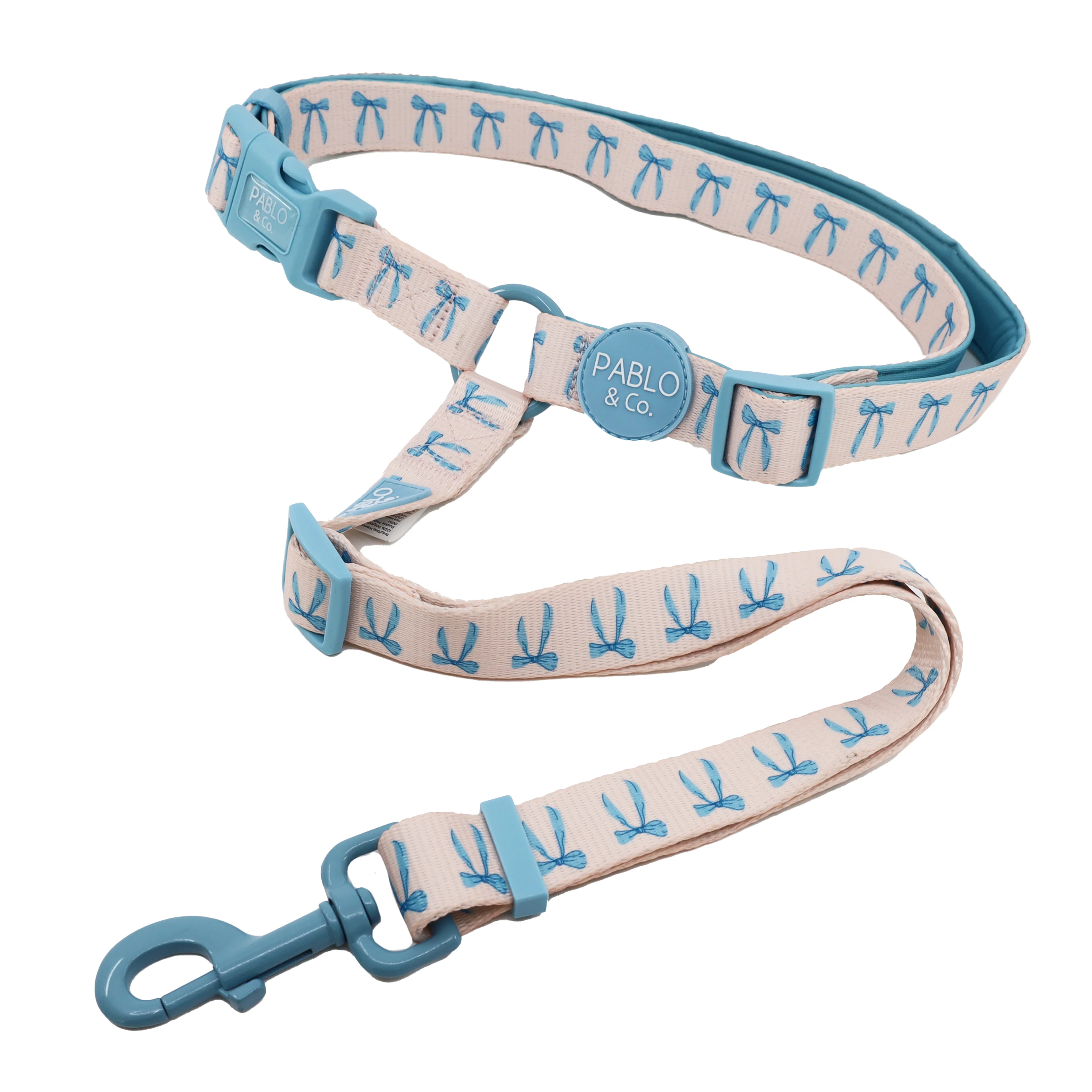 Baby Blue Bows: Headrest Car Restraint