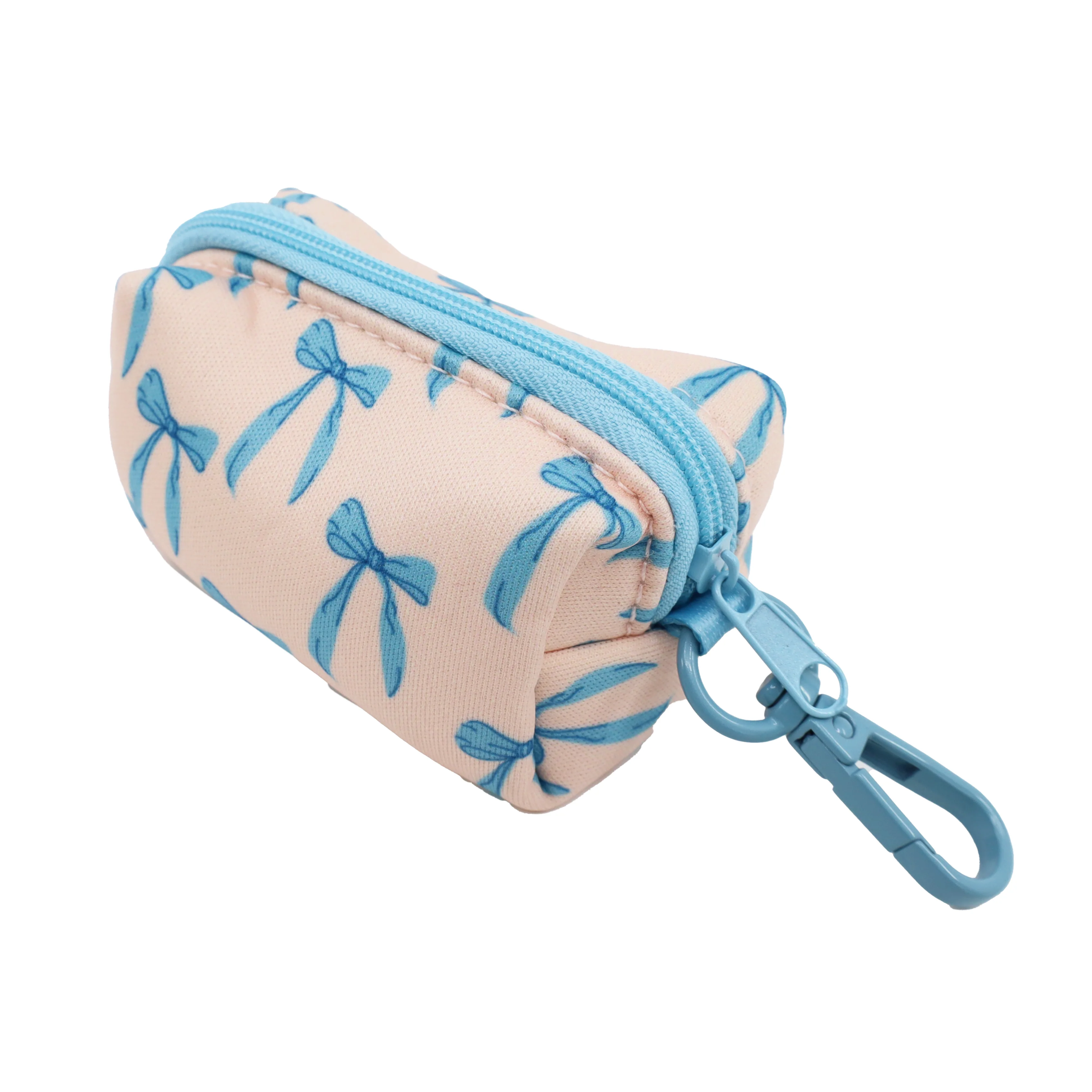 Baby Blue Bows: Poop Bag Holder - Image 3