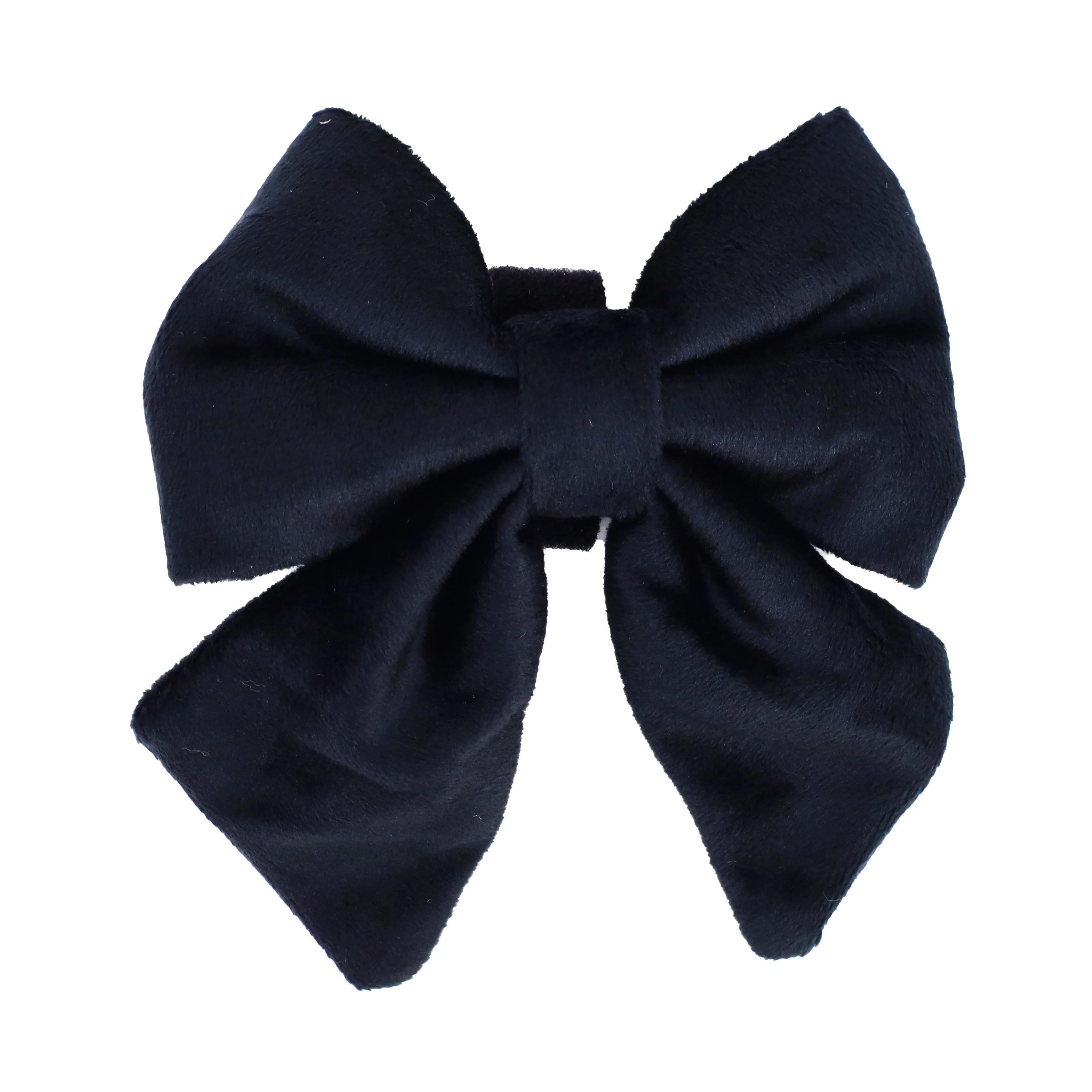 Black Velvet Sailor Bow Tie - Image 3