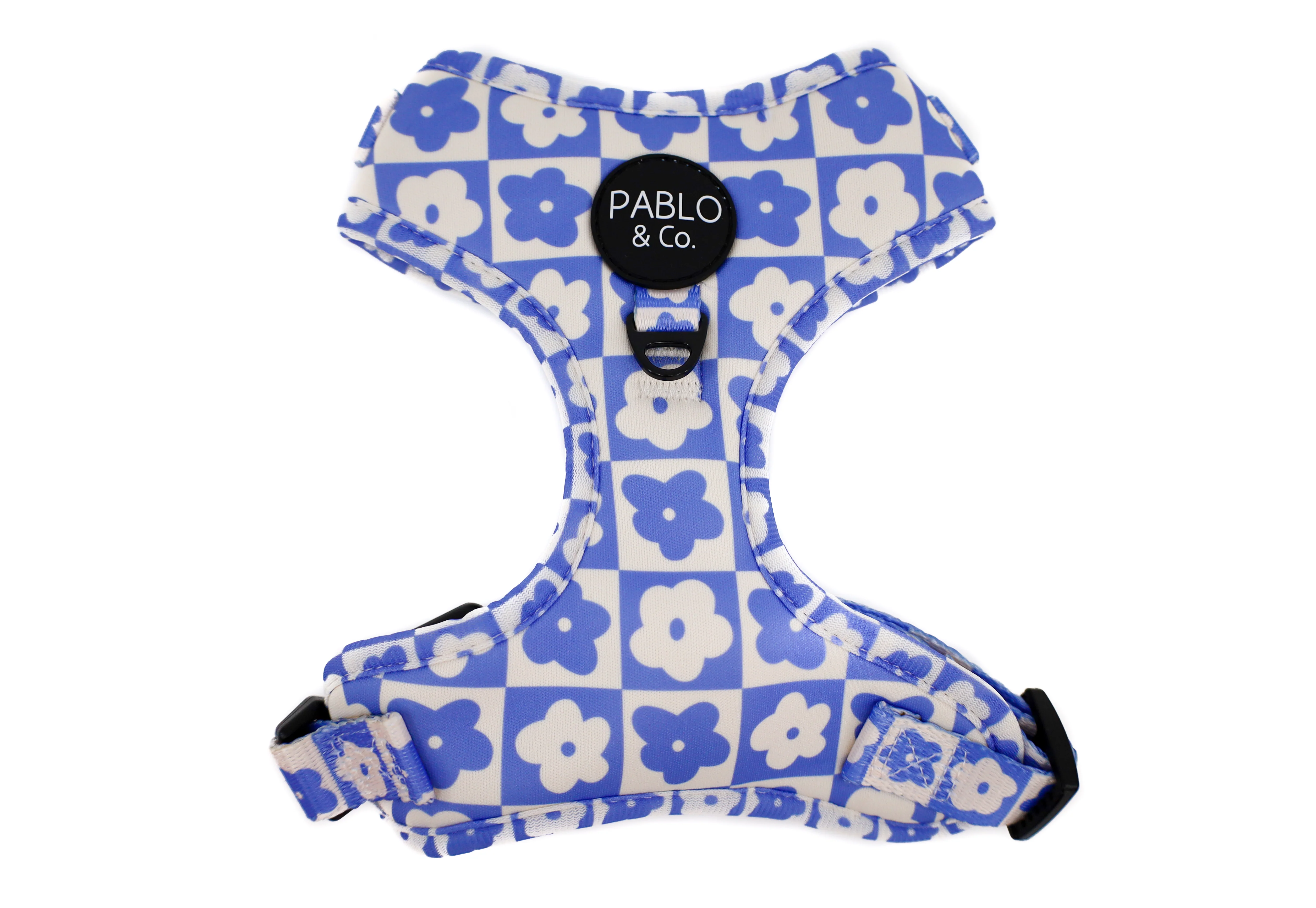 Blue Checkered Daisies: Adjustable Harness - Image 3