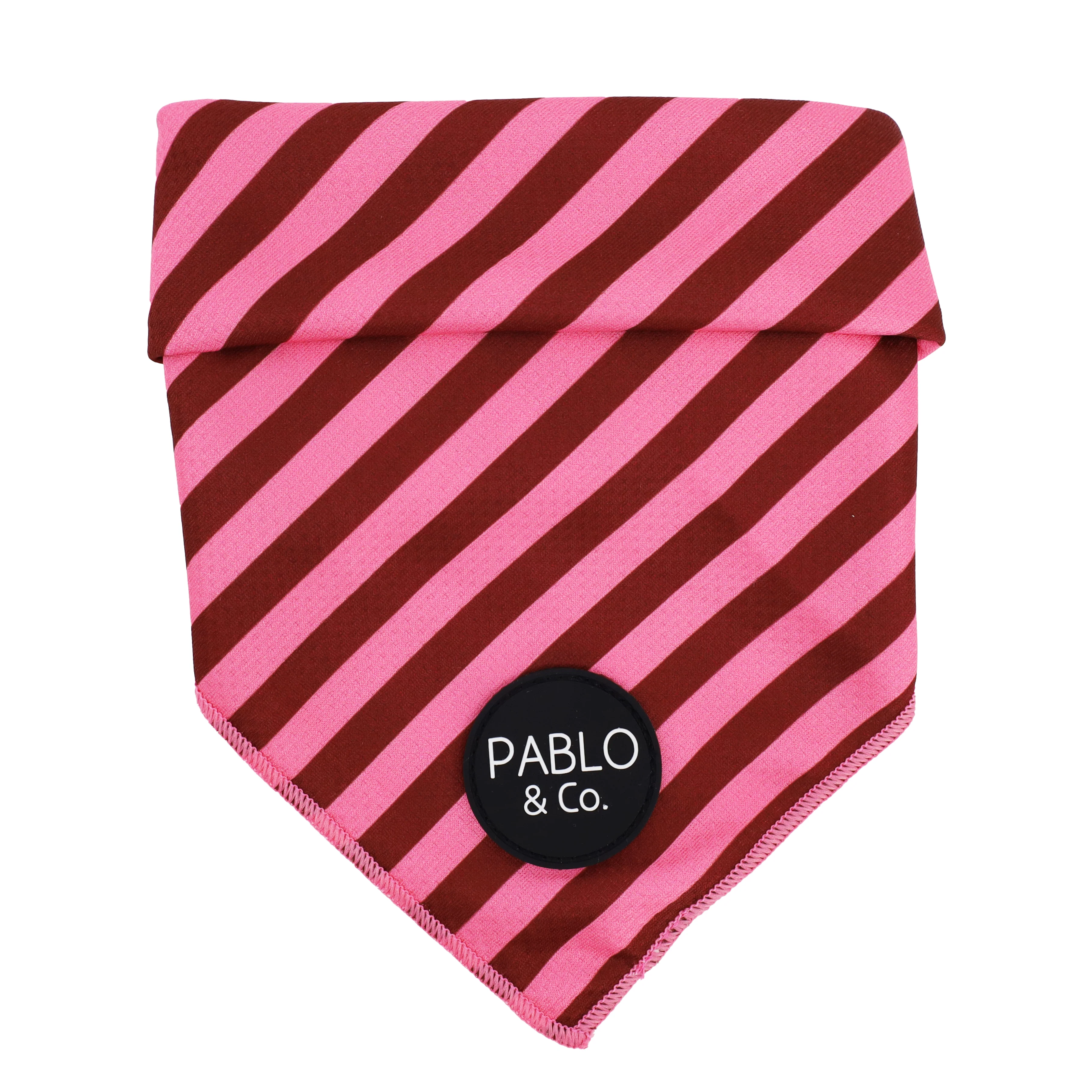Blushing Stripes: Dog Bandana - Image 3