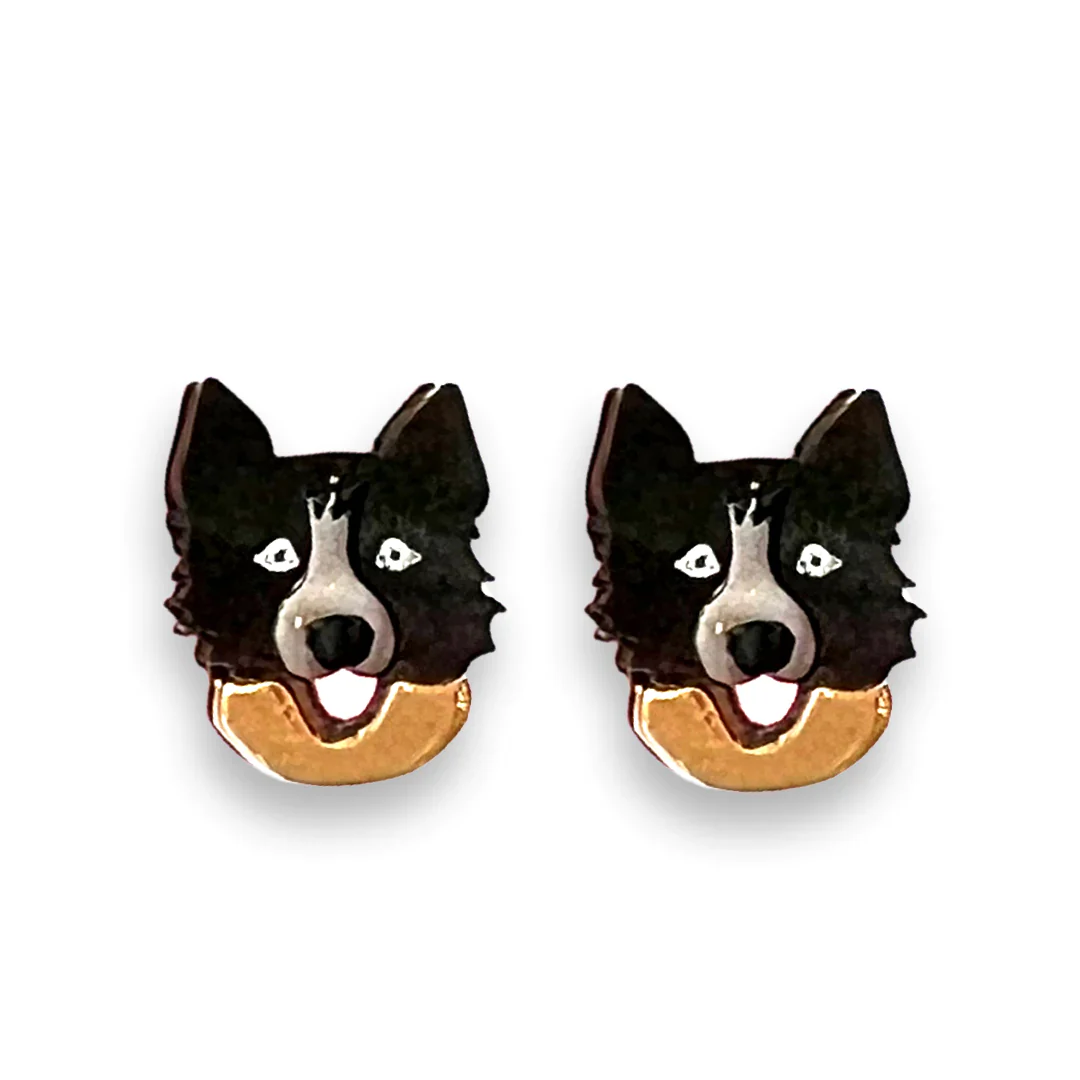 Border Collie Pet Earrings - Image 2