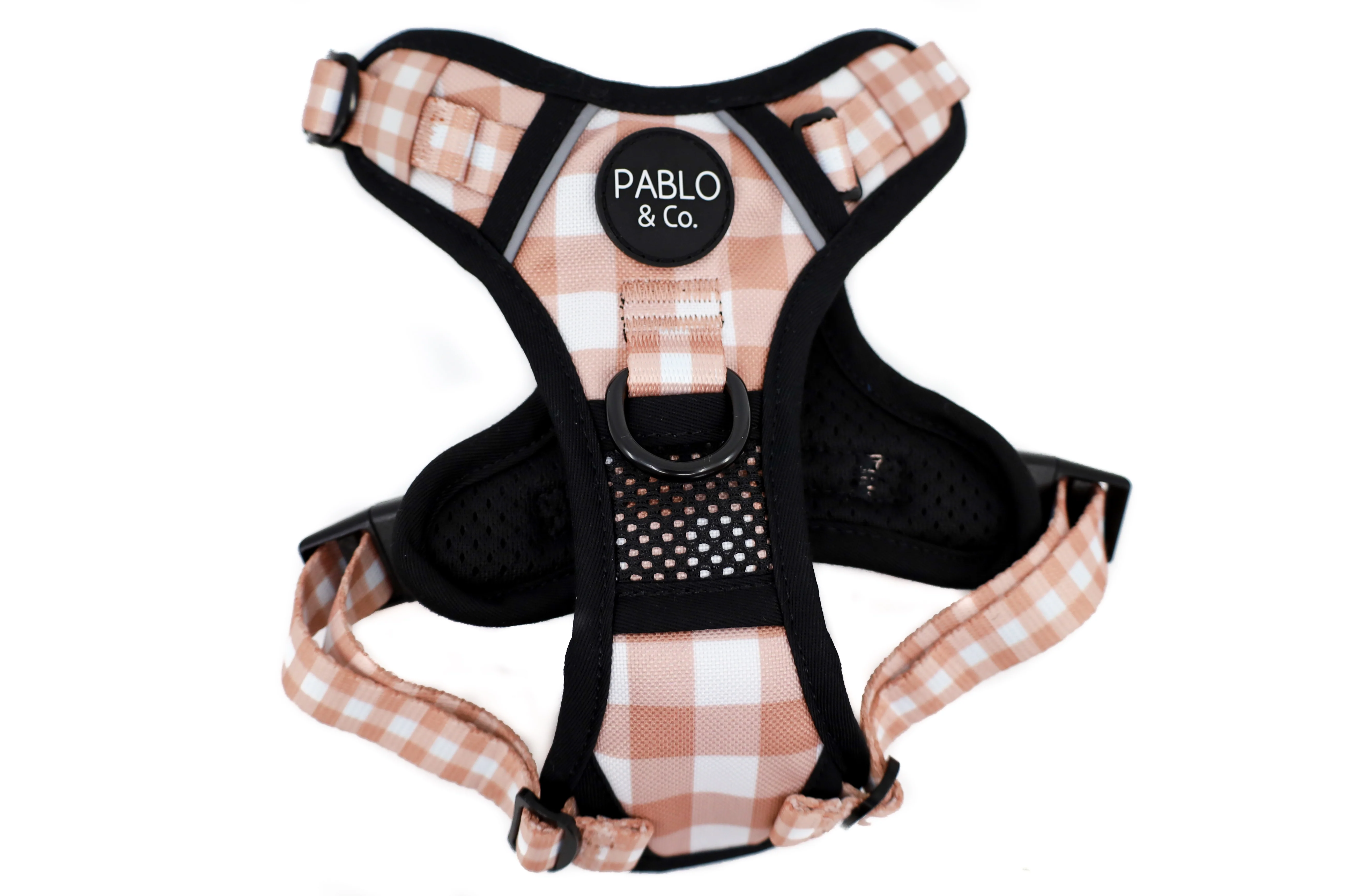 Chocolate Gingham: No Pull Adventure Harness - Image 4