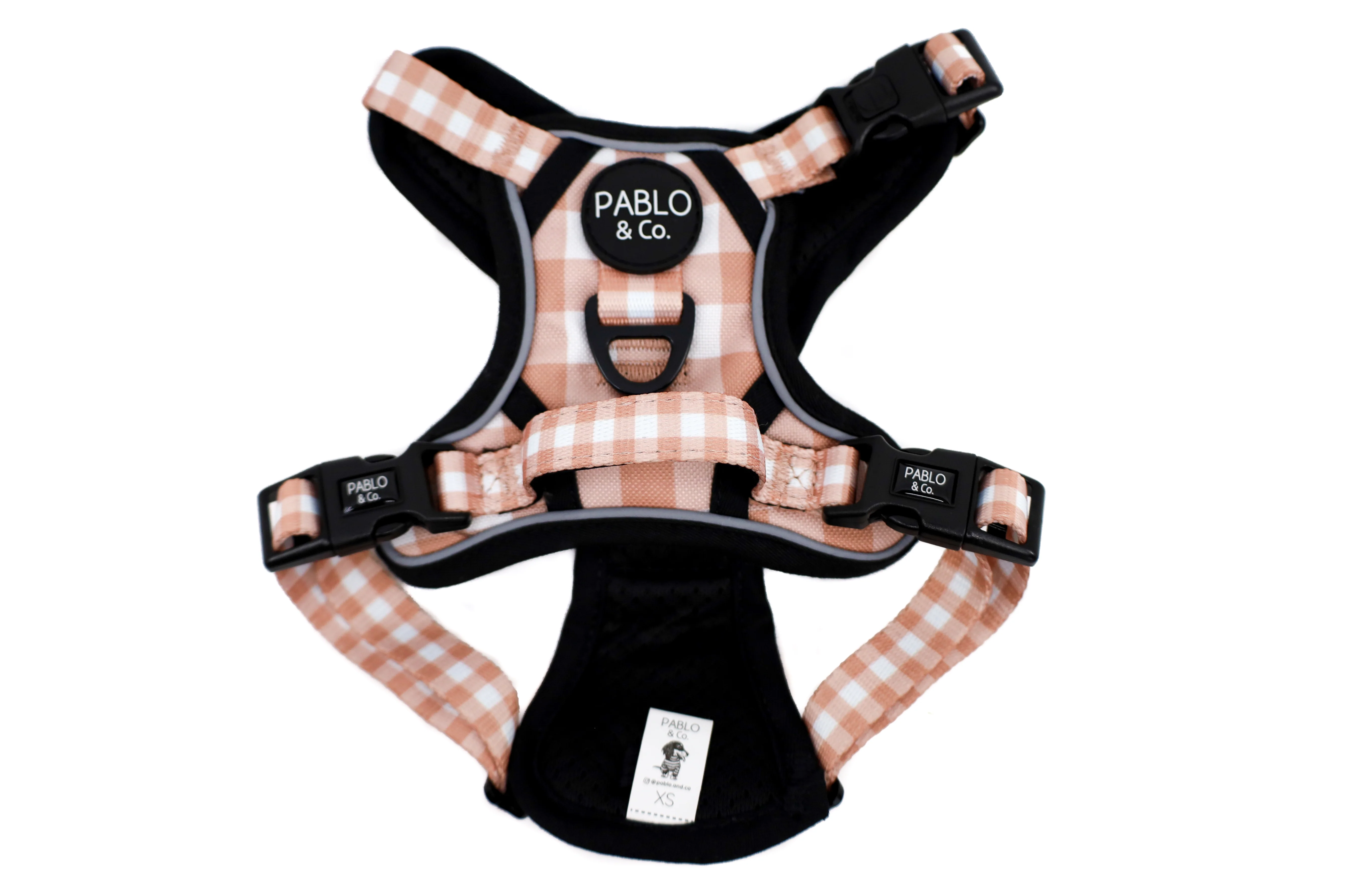 Chocolate Gingham: No Pull Adventure Harness - Image 5