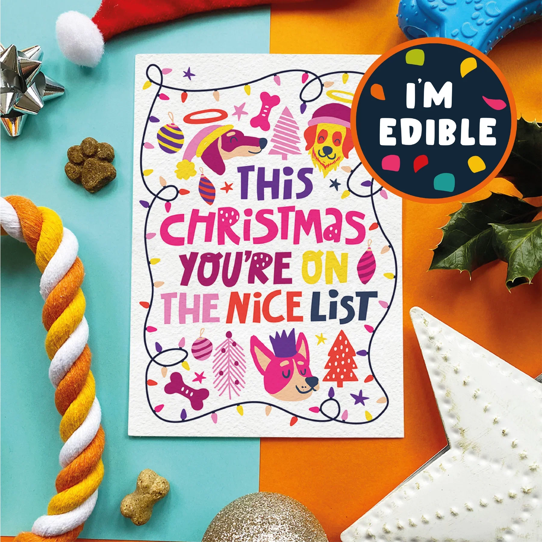 Christmas Edible Cards For Dogs