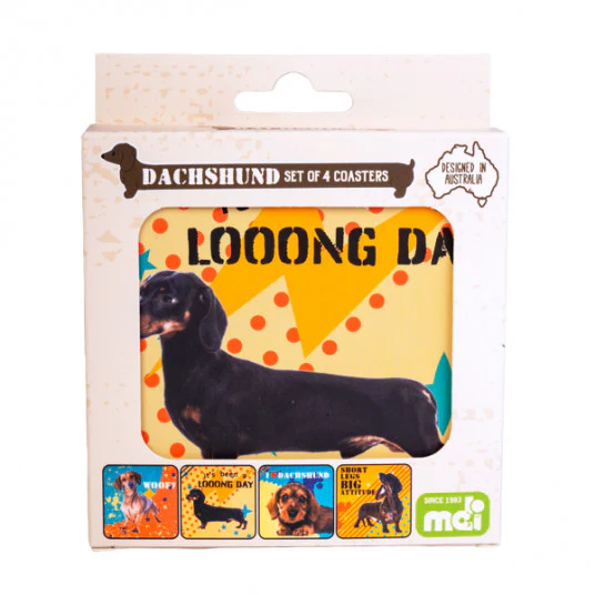 Dachshund Coaster Set