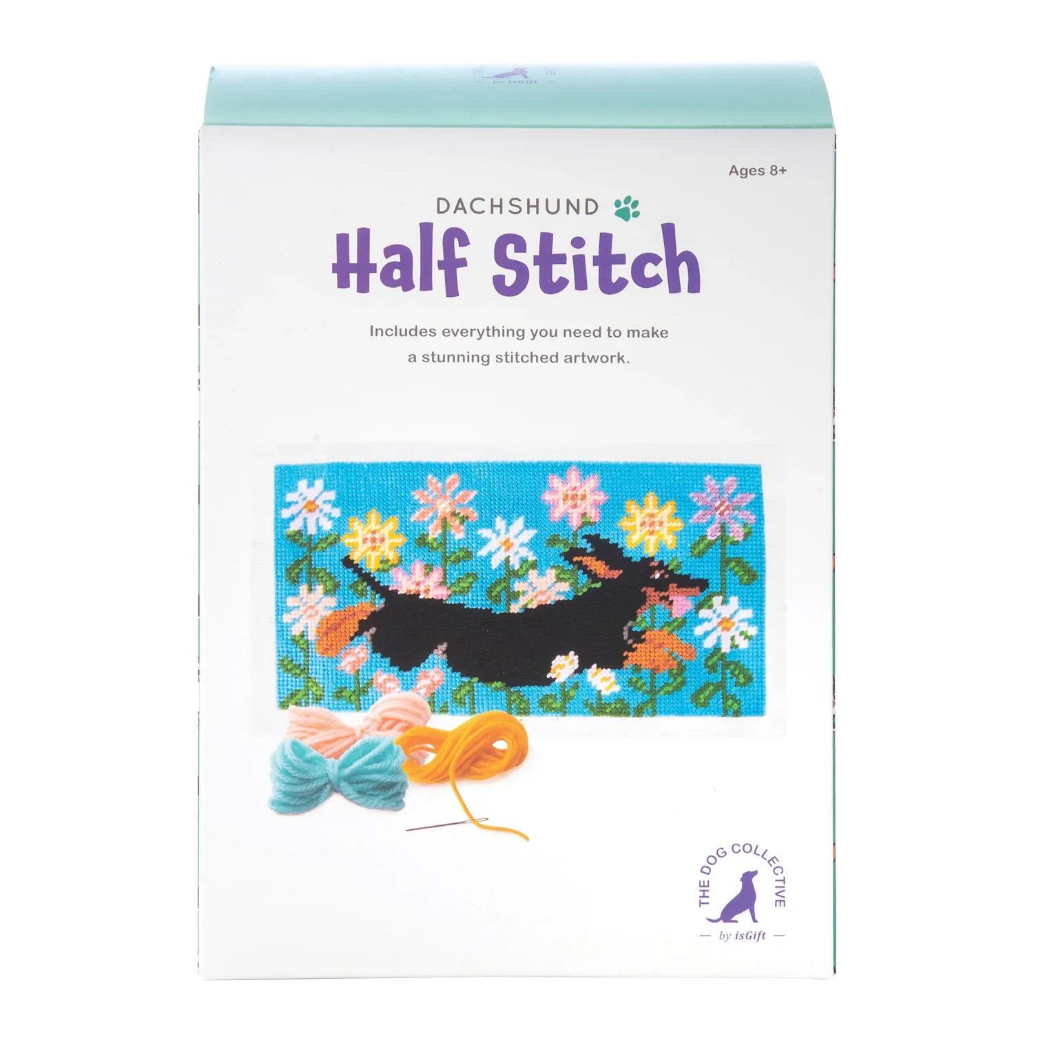 Dachshund Half Stitch Kit