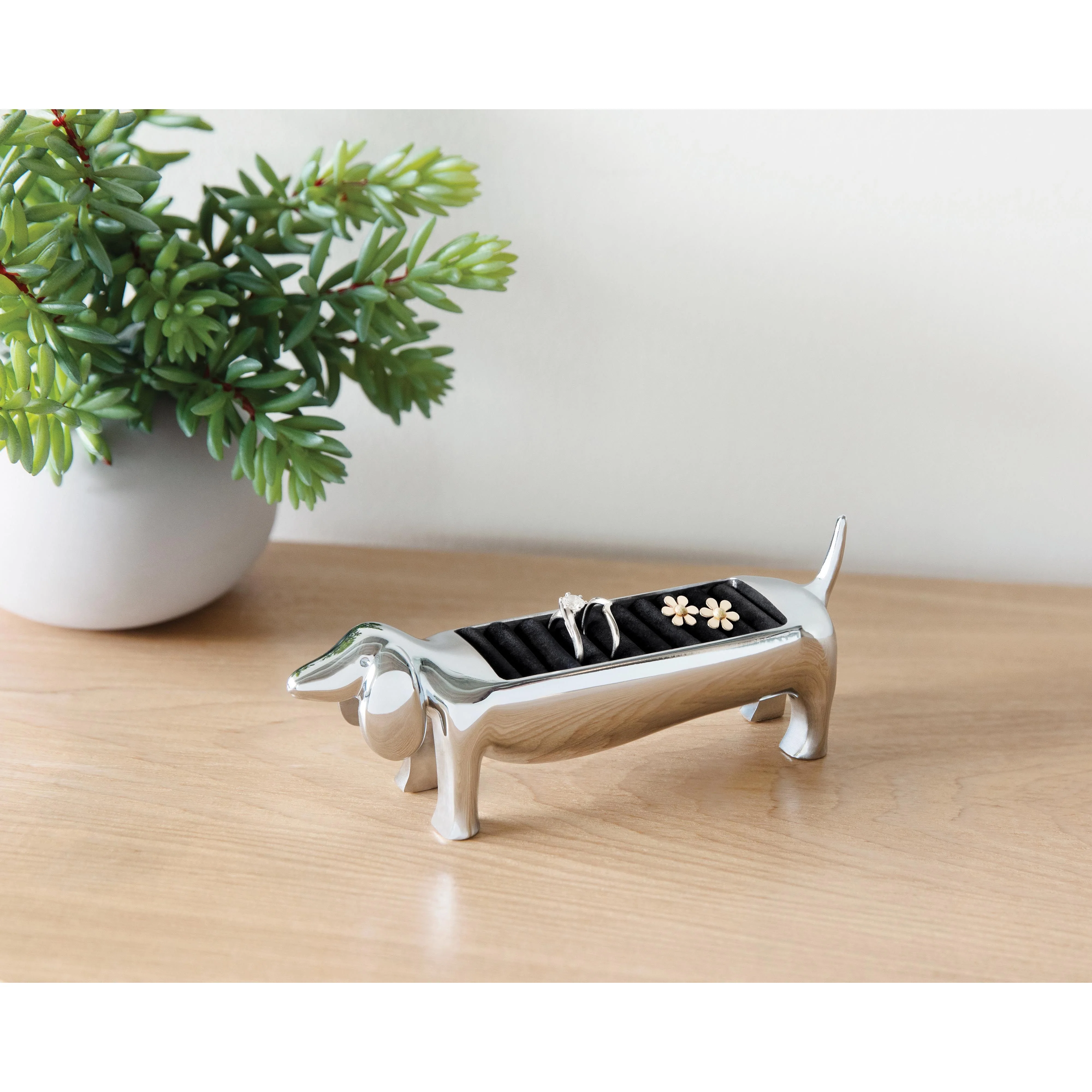 Dachshund Ring Holder - Chrome - Image 2