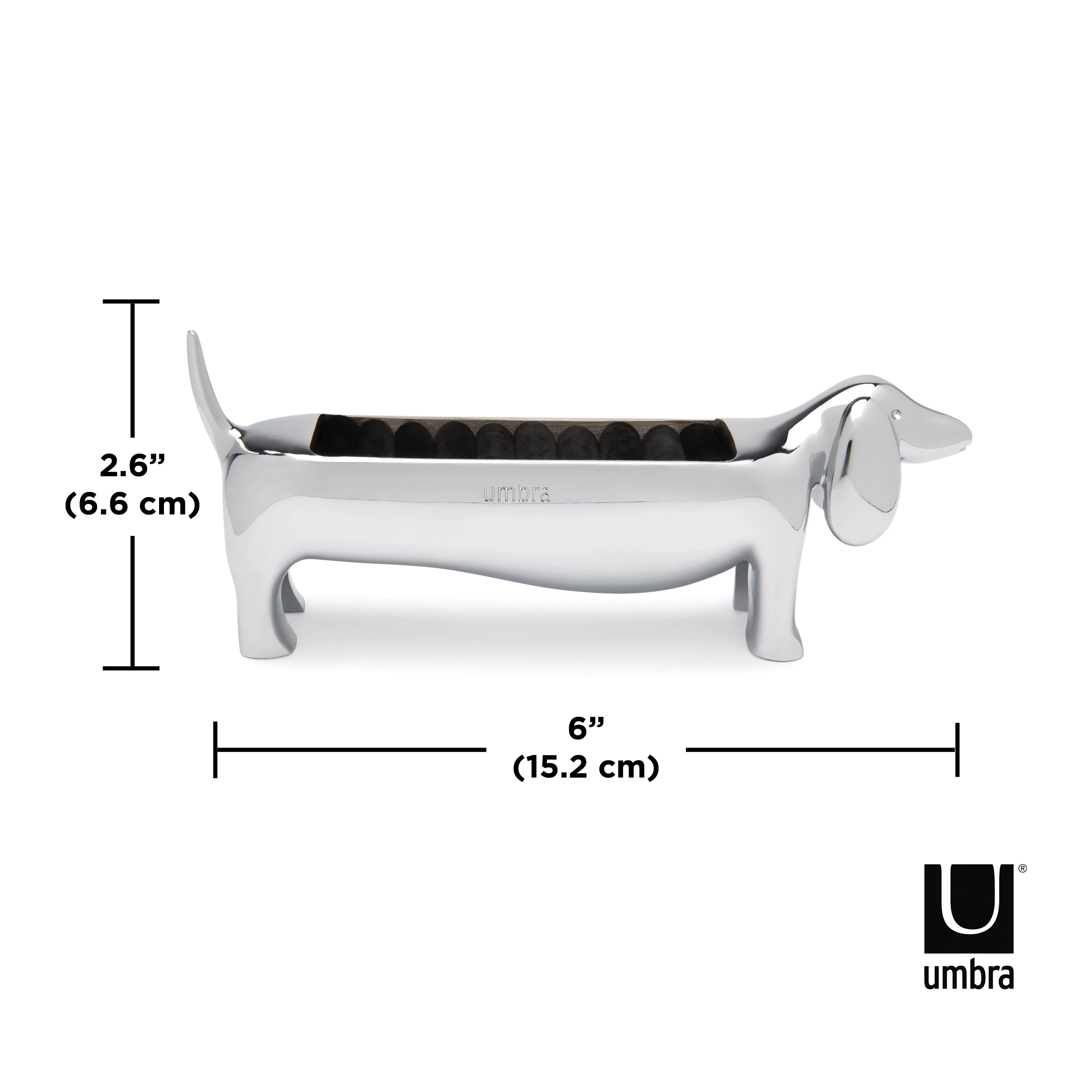 Dachshund Ring Holder - Chrome - Image 3