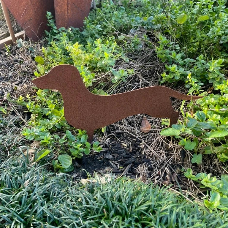 Dachshund Rusty Metal Sign - Image 3