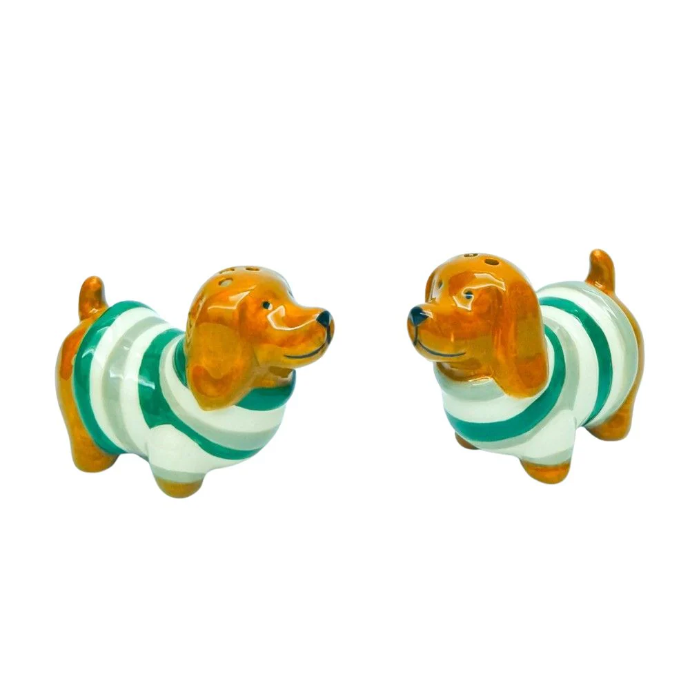 Dachshunds in Jumpers Salt & Pepper Shakers