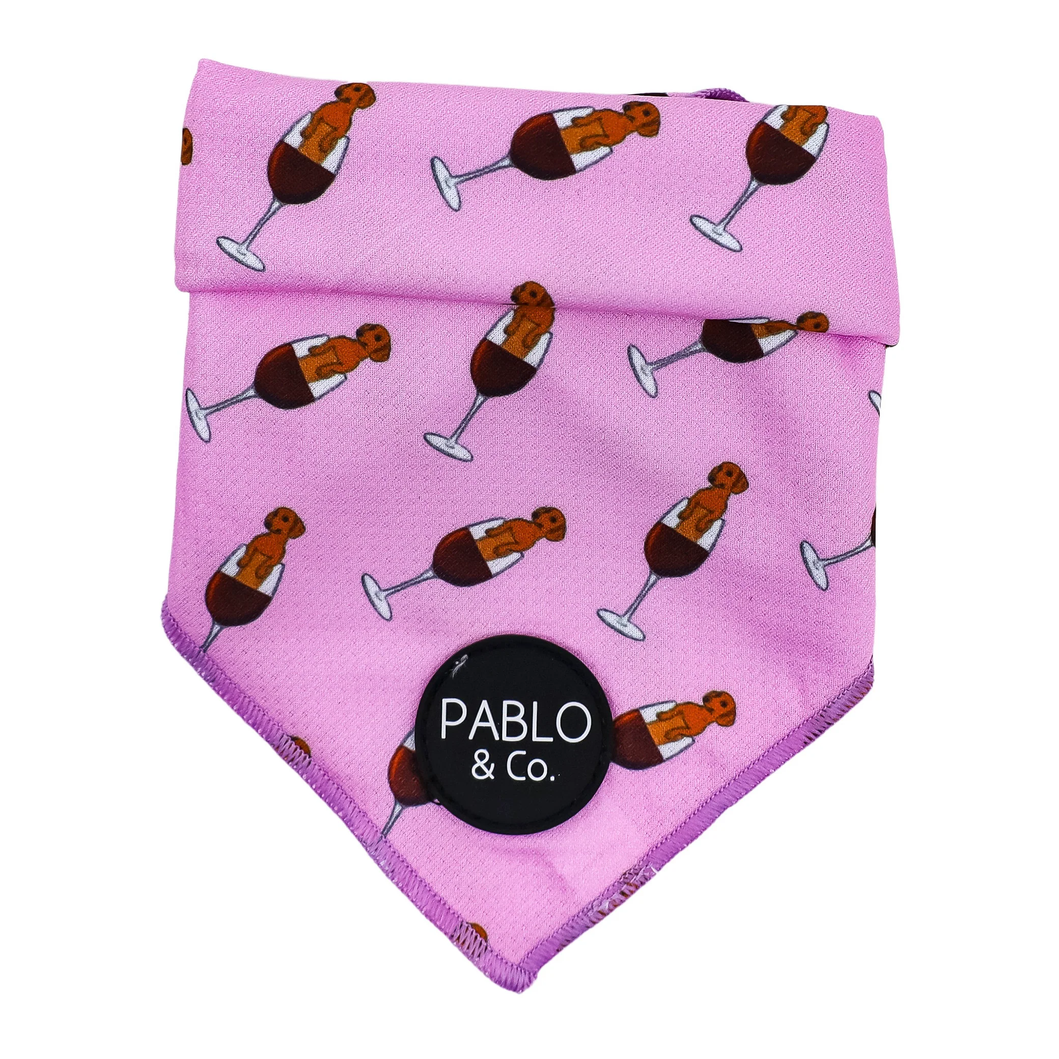 Dachshunds & Wine - Dog Bandana - Image 4