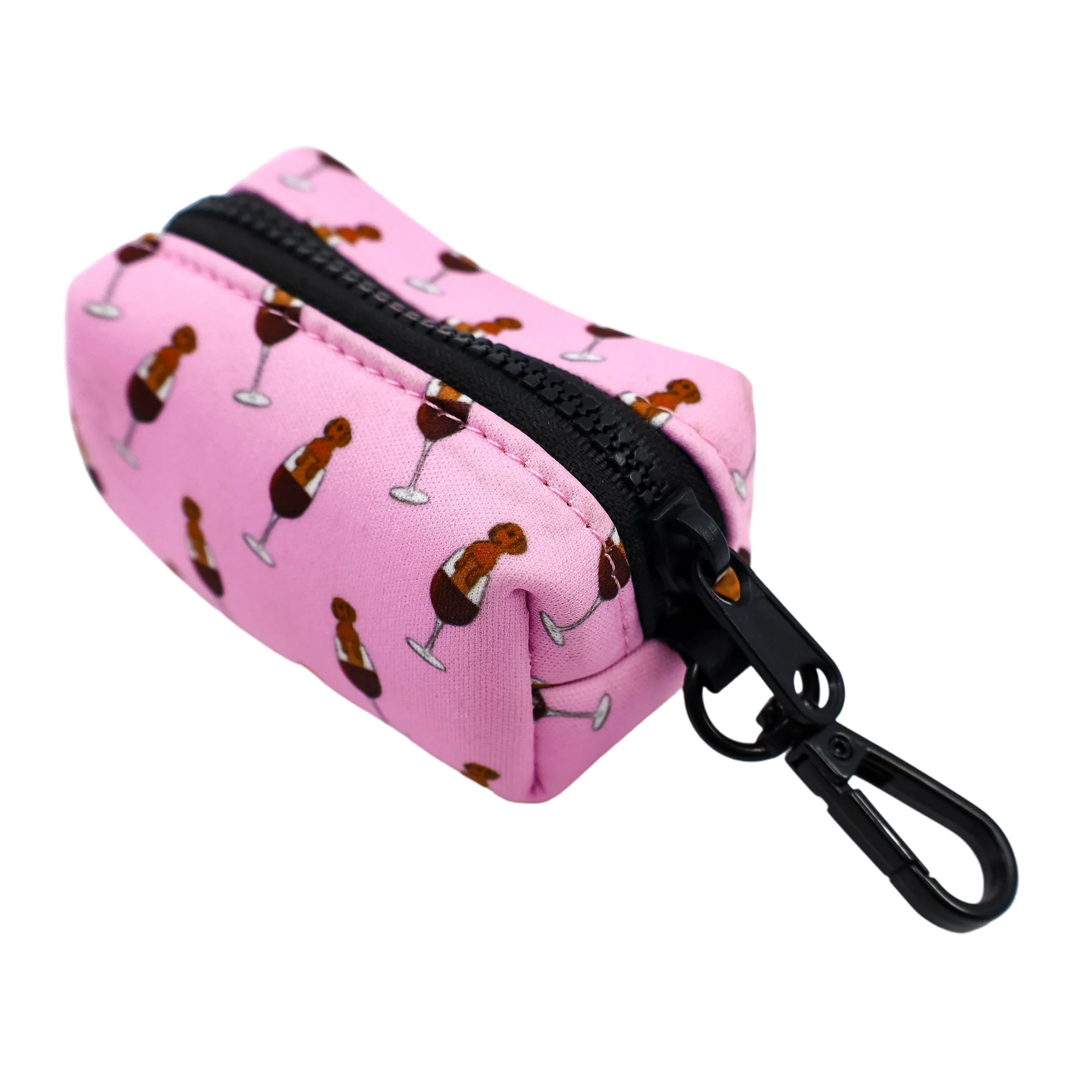 Dachshunds & Wine - Poop Bag Holder - Image 2