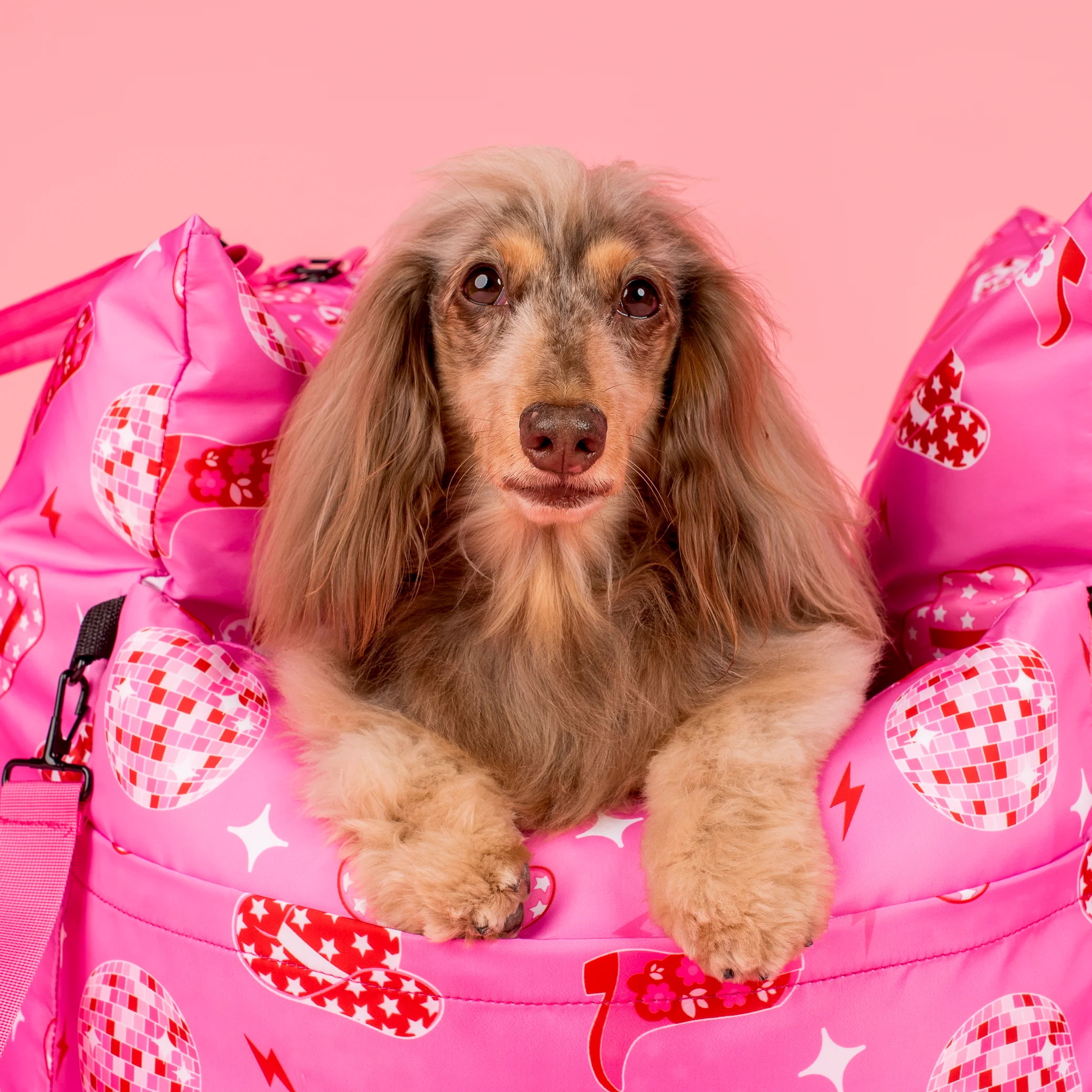 Deluxe Travel Car Bed: Disco Cowgirl - Image 4