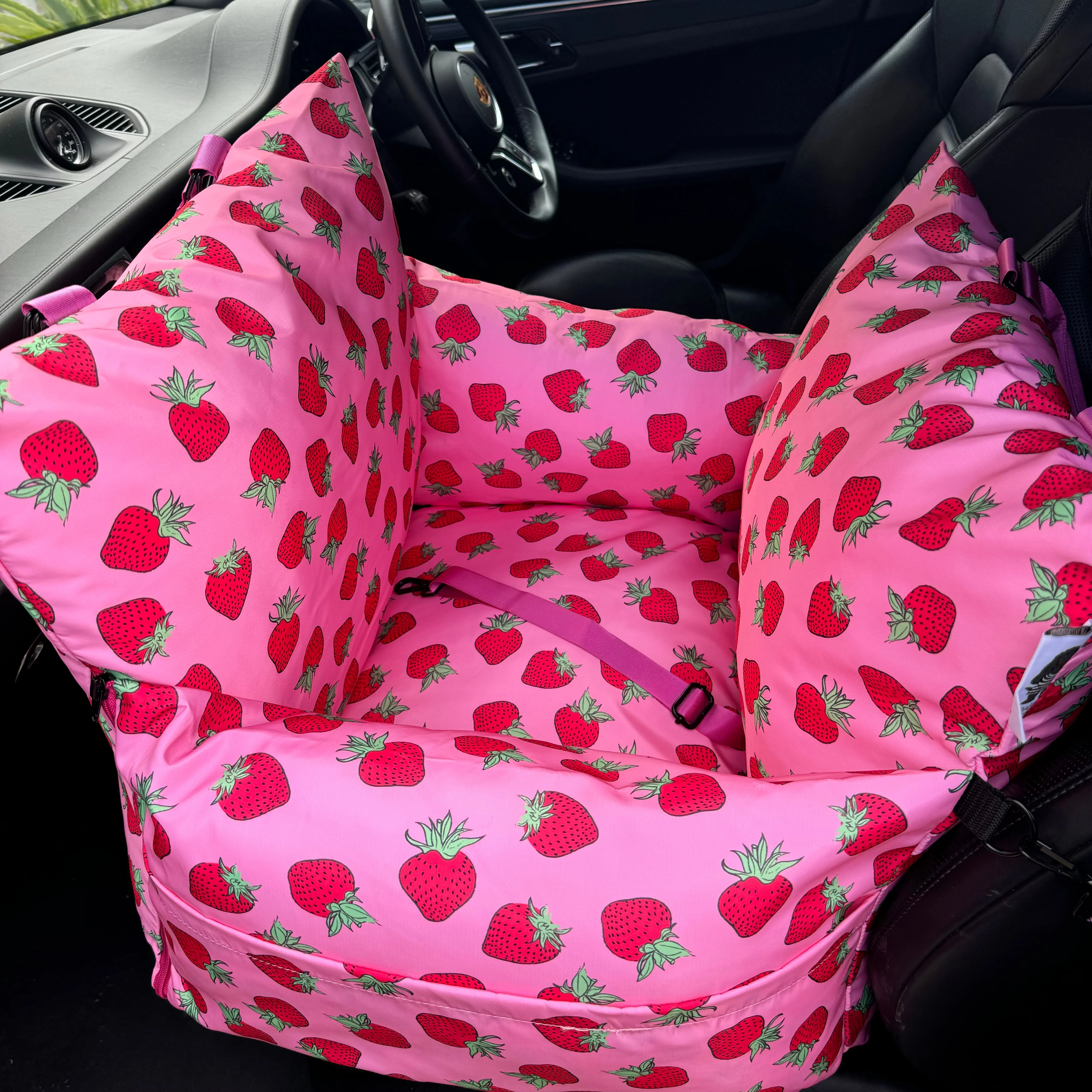 Deluxe Travel Car Bed: Strawberries - Image 14