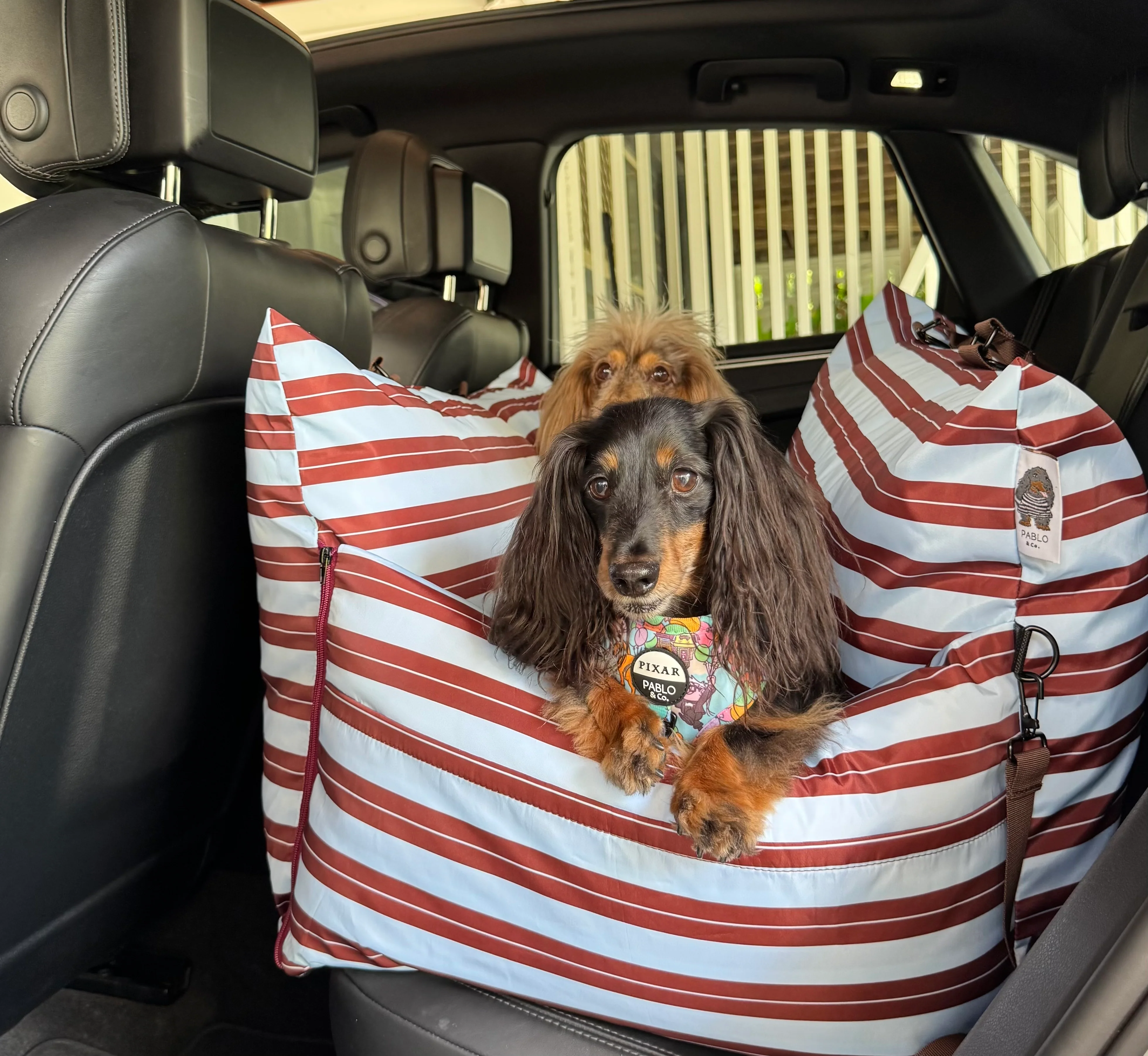 Deluxe Travel Car Bed: Sunday Stripes - Image 7