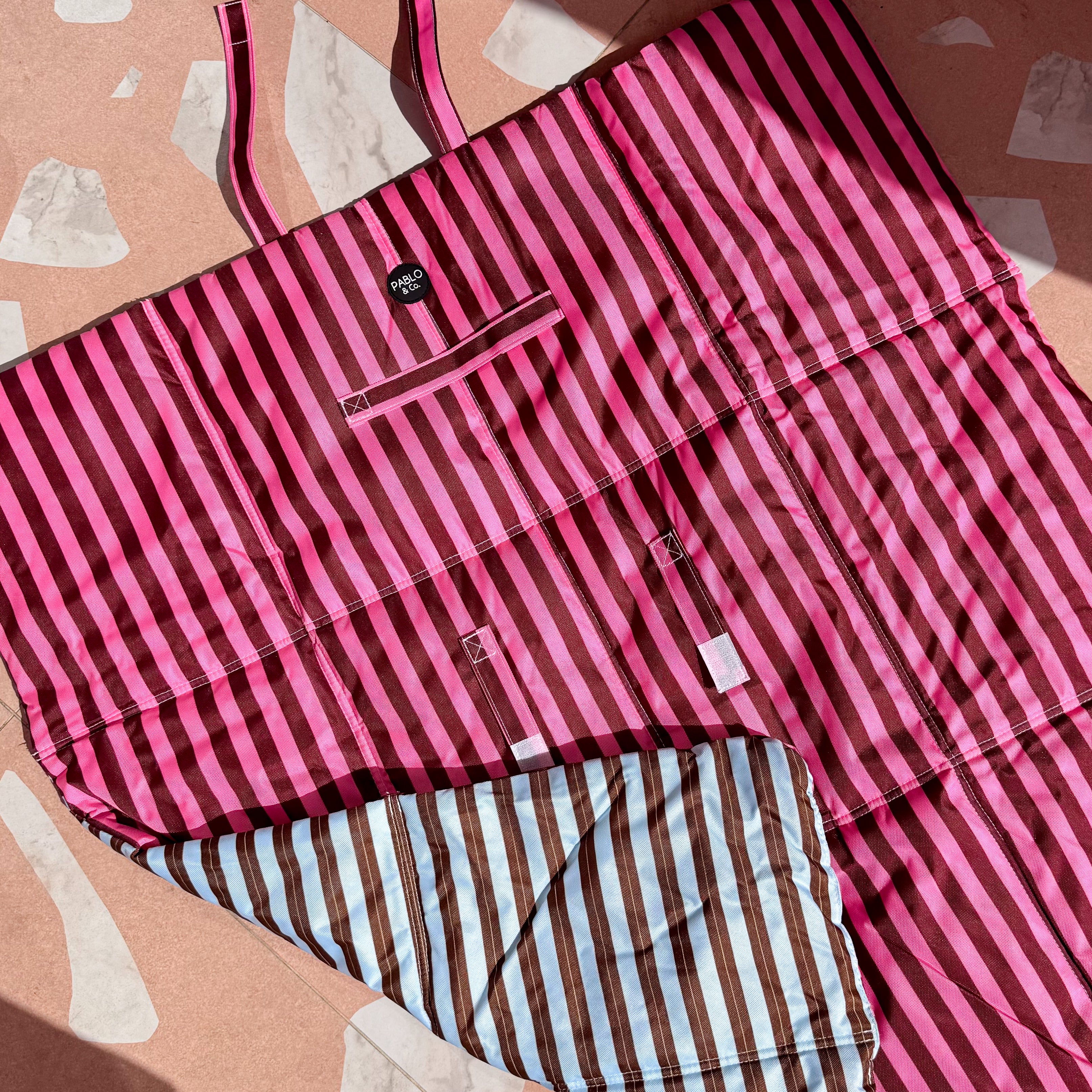 Deluxe Travel Mat: Blushing Stripes & Sunday Stripes - Image 8