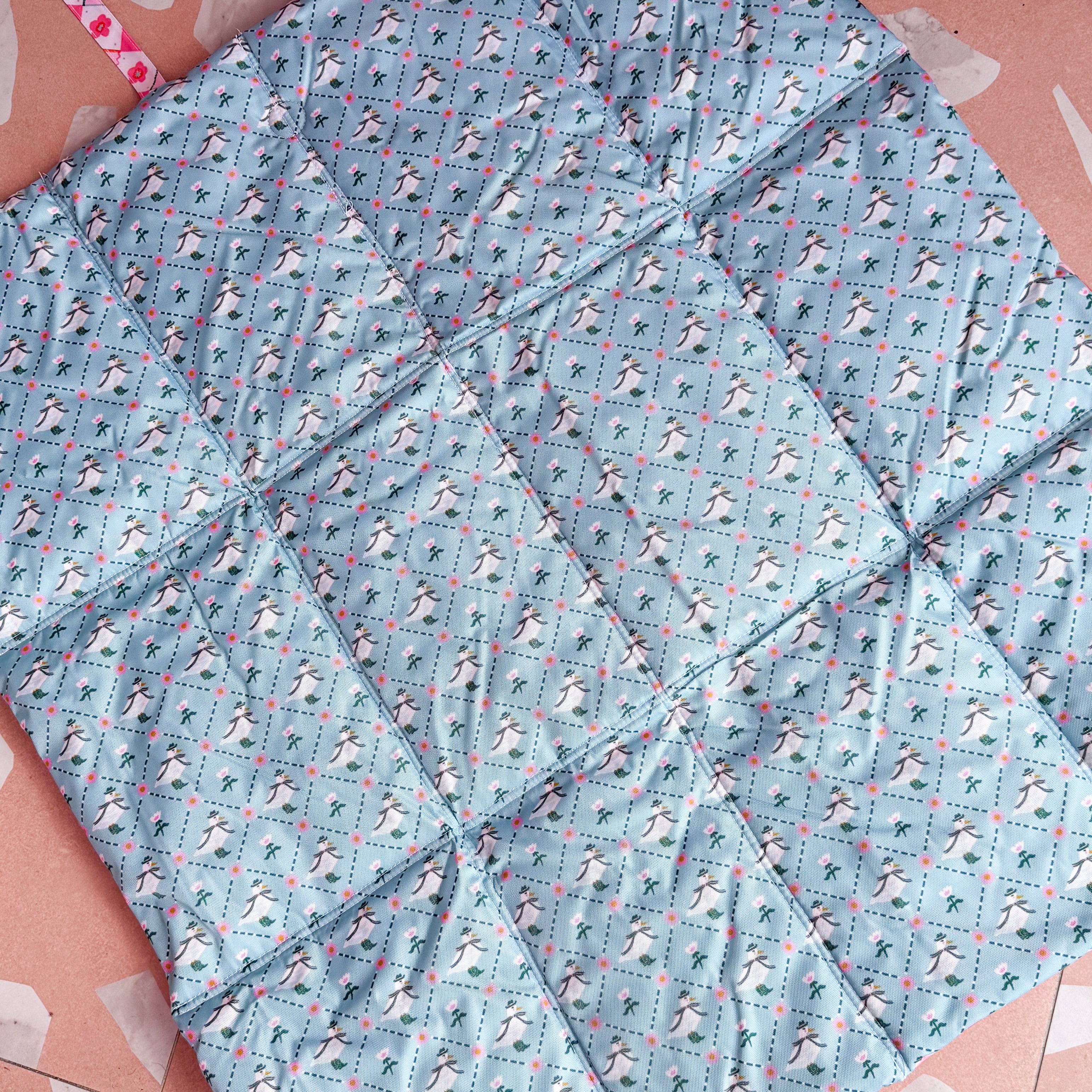 Deluxe Travel Mat: Strawberry Patch & Silly Little Goose - Image 5
