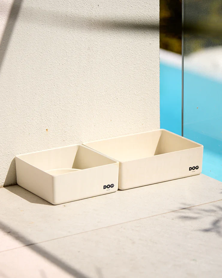 DOG Corner Bowl Set - Ecru - Image 3