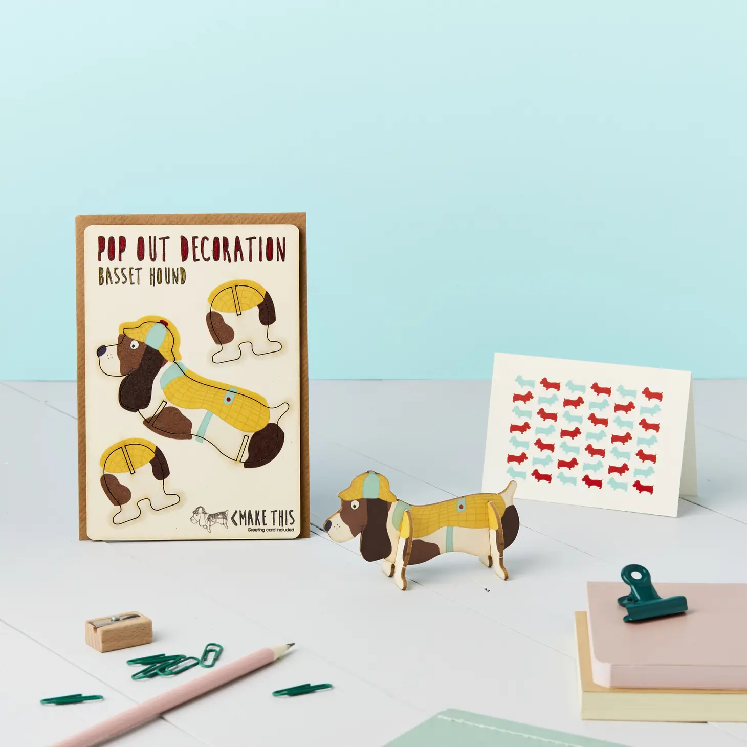 Dog Pop Out Decoration Greeting Card - Image 2