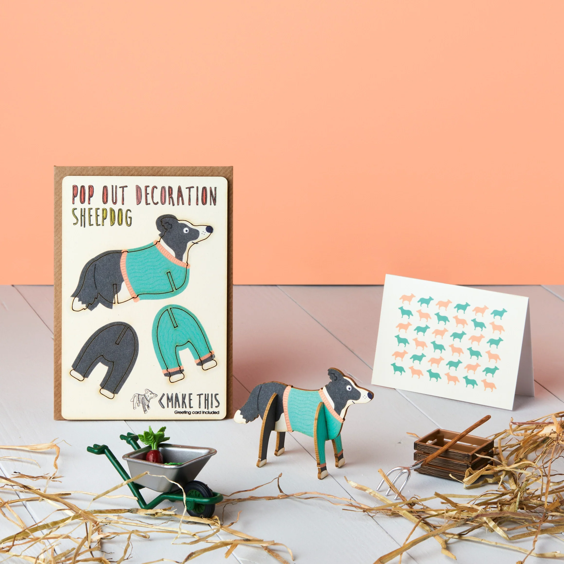 Dog Pop Out Decoration Greeting Card - Image 4
