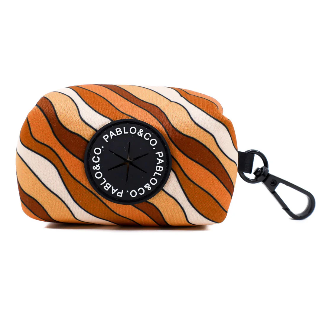 Espresso Swirls - Poop Bag Holder