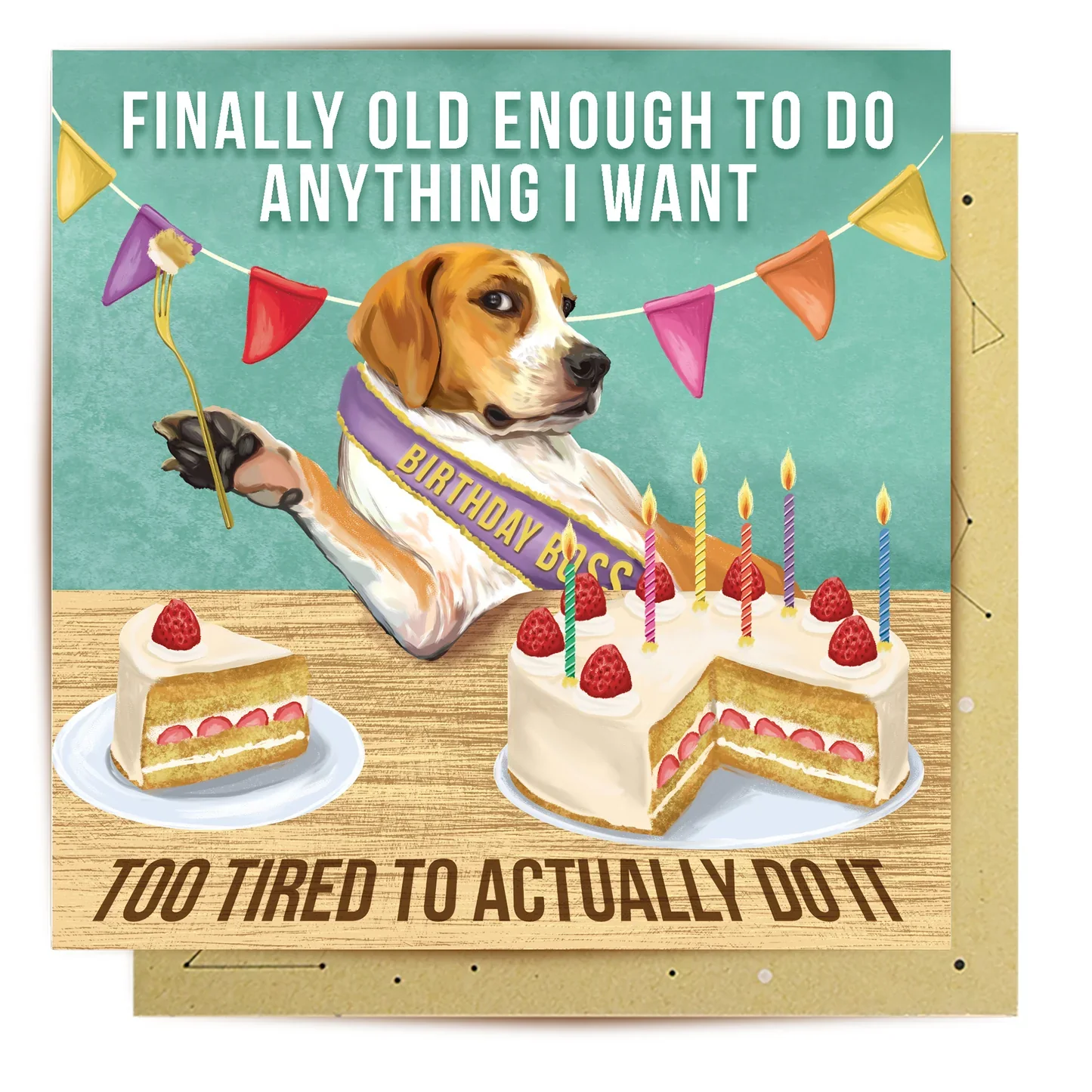 Finally Old Enough: Greeting Card
