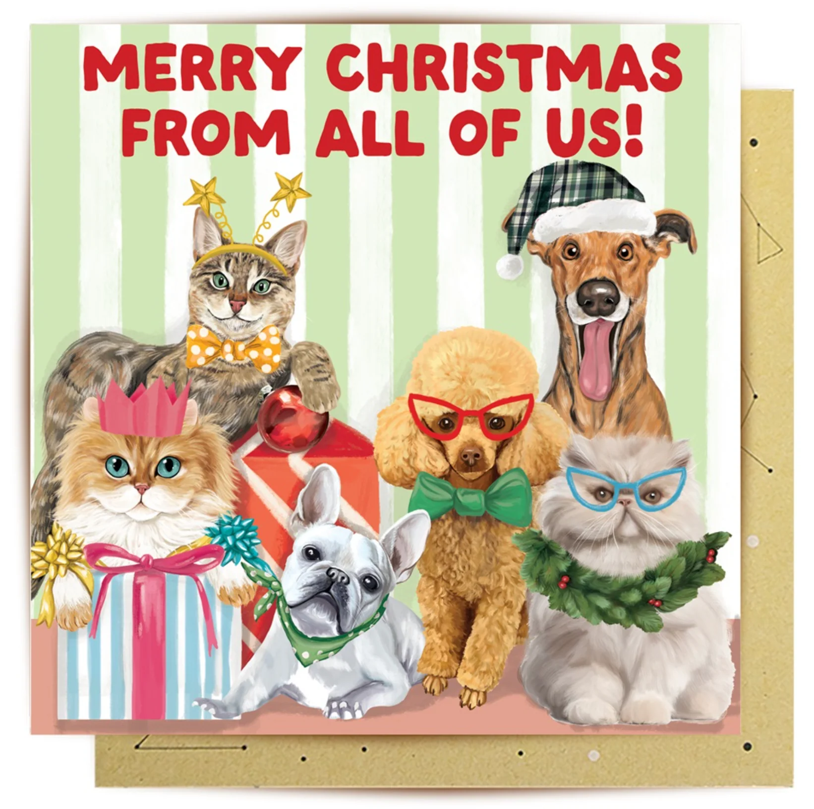 From all Of Us Pets: Christmas Greeting Card