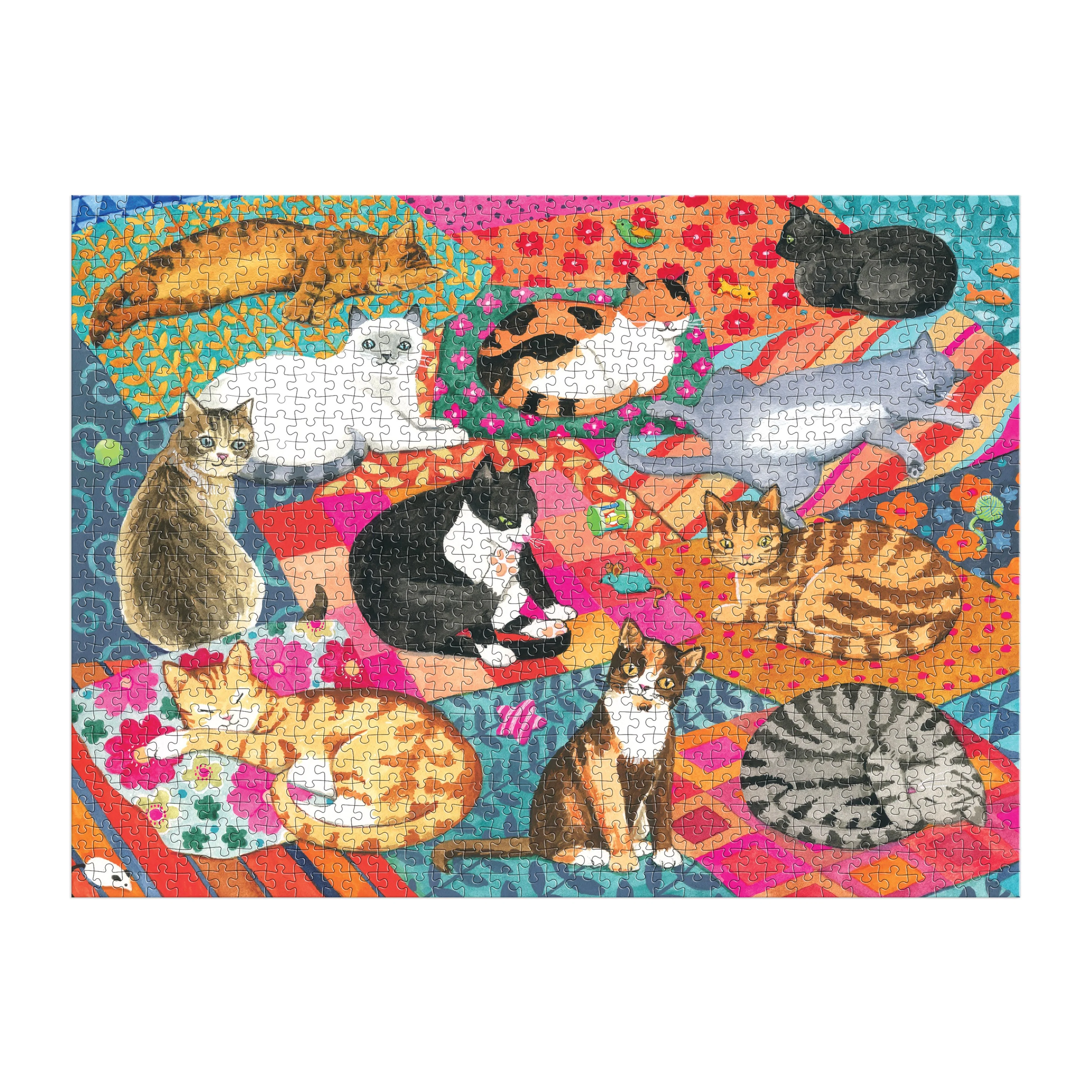 GALISON LOUNGING CATS PUZZLE 1000PC - Image 3