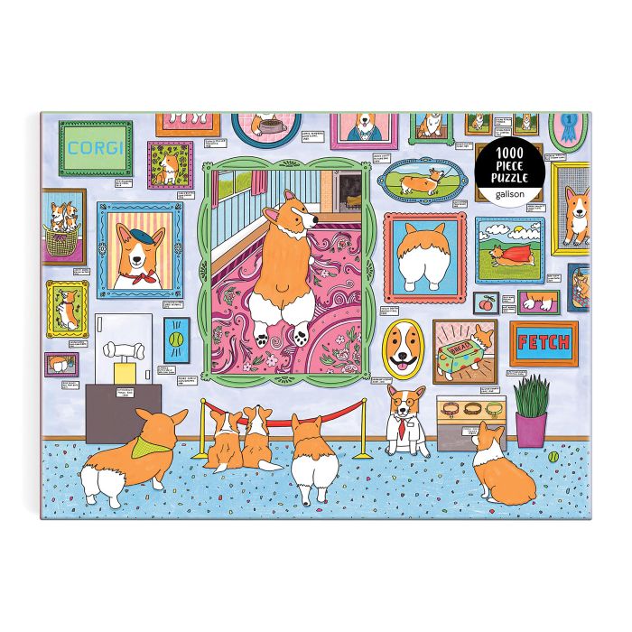 Galison Museum of the Corgi Puzzle 1000pcs - Image 3