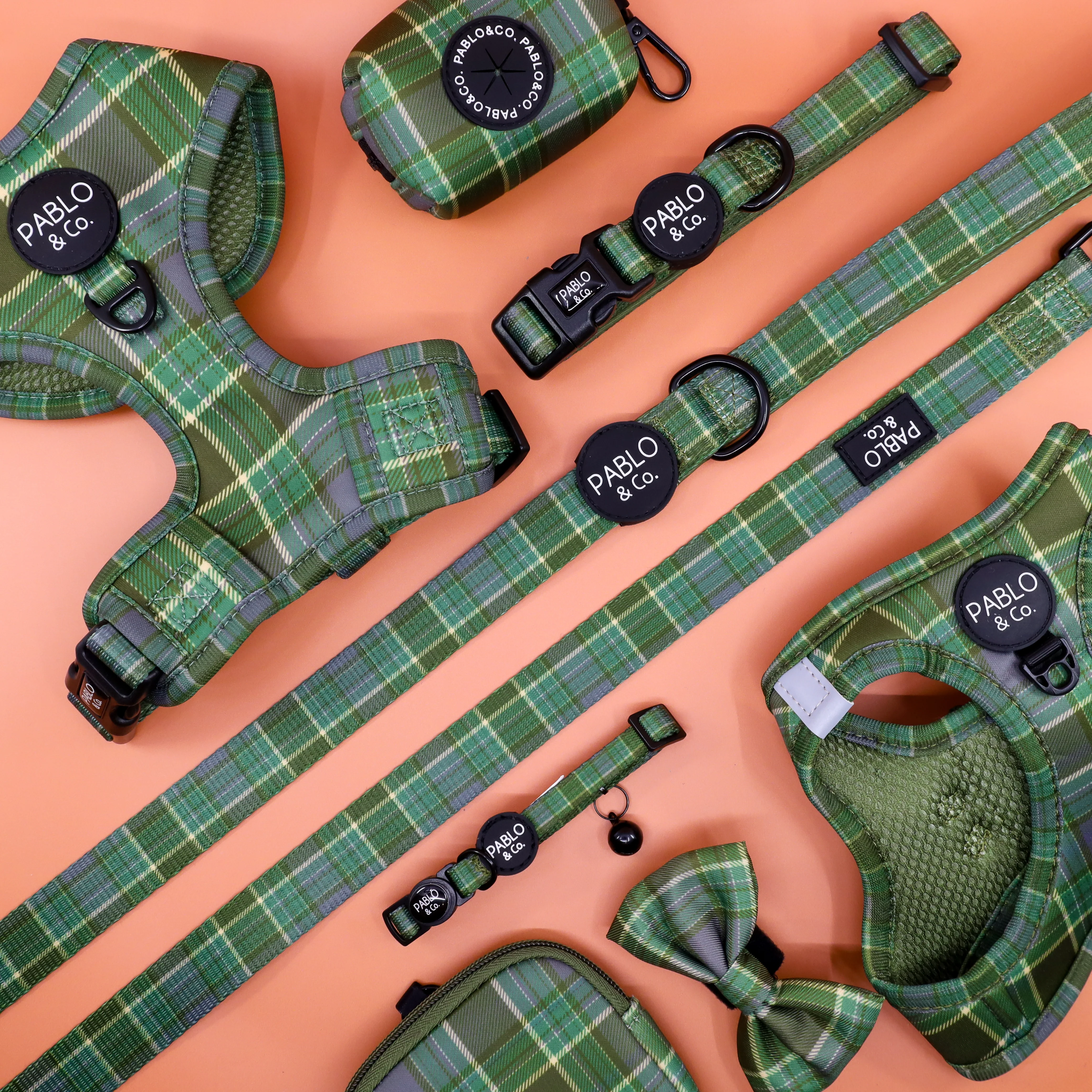 Green Plaid: Adjustable Harness - Image 7