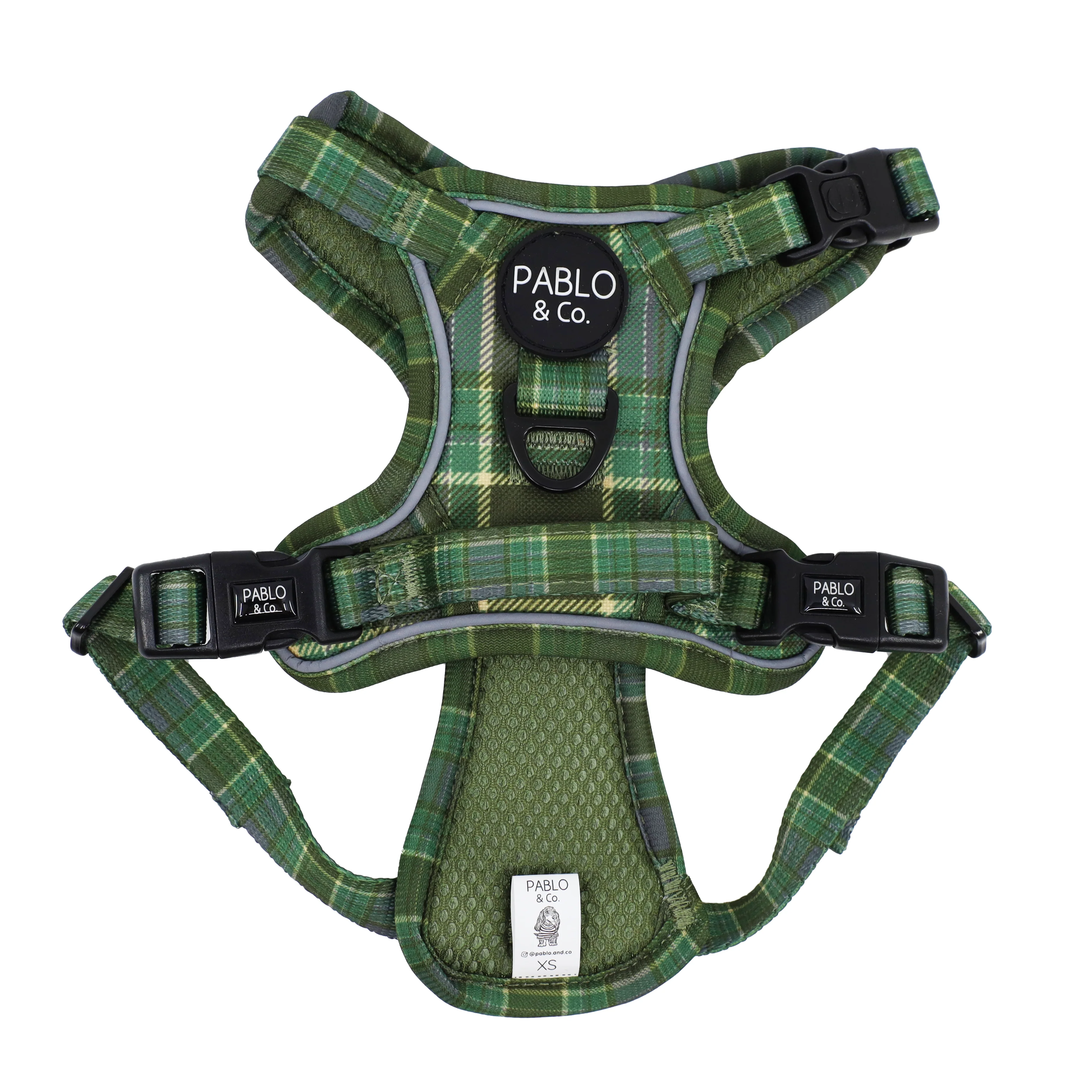 Green Plaid: No Pull Adventure Harness - Image 7
