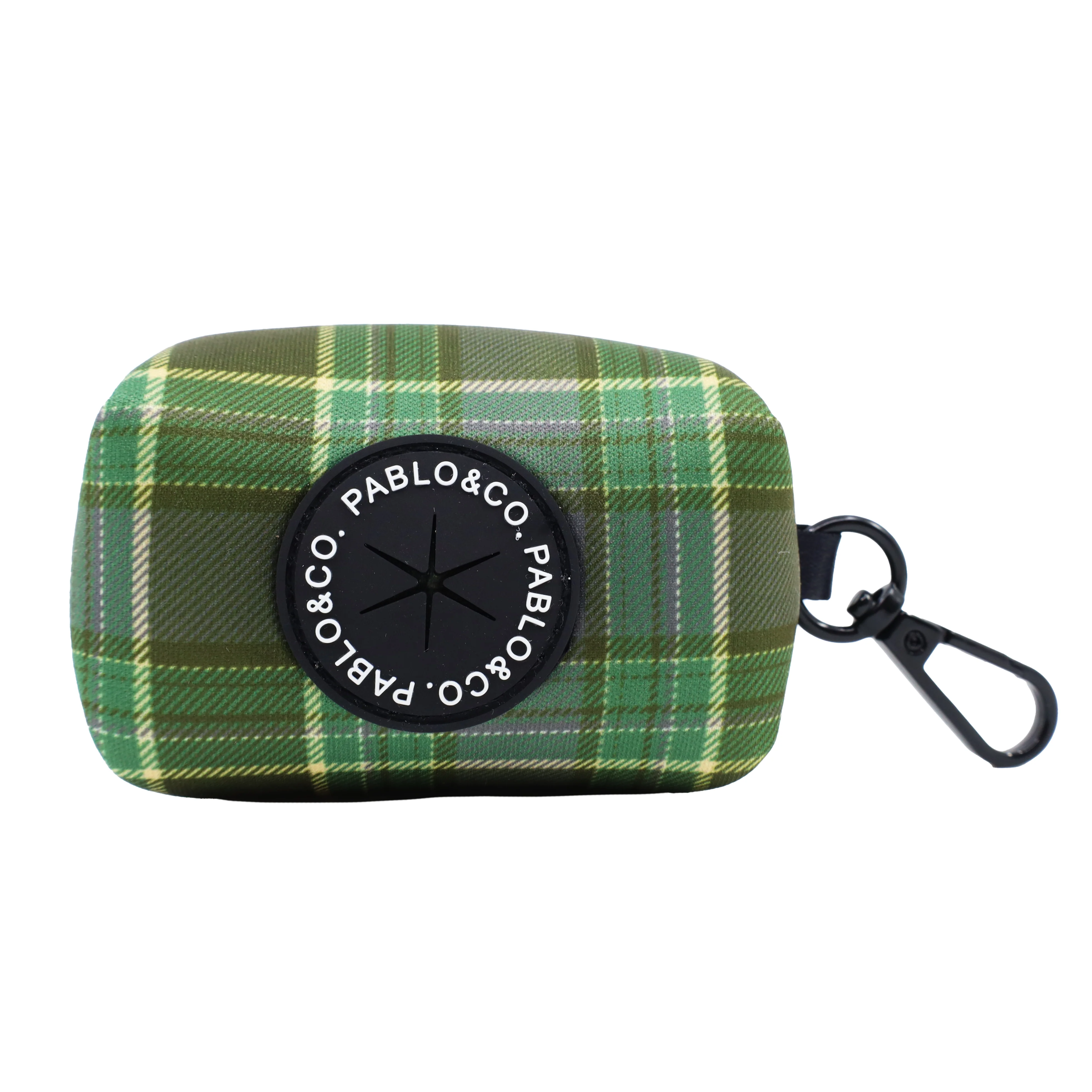 Green Plaid: Poop Bag Holder - Image 3