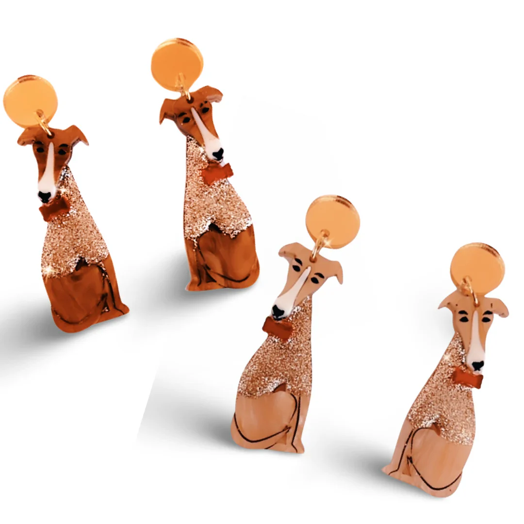 Greyhound Pet Earrings - Image 2