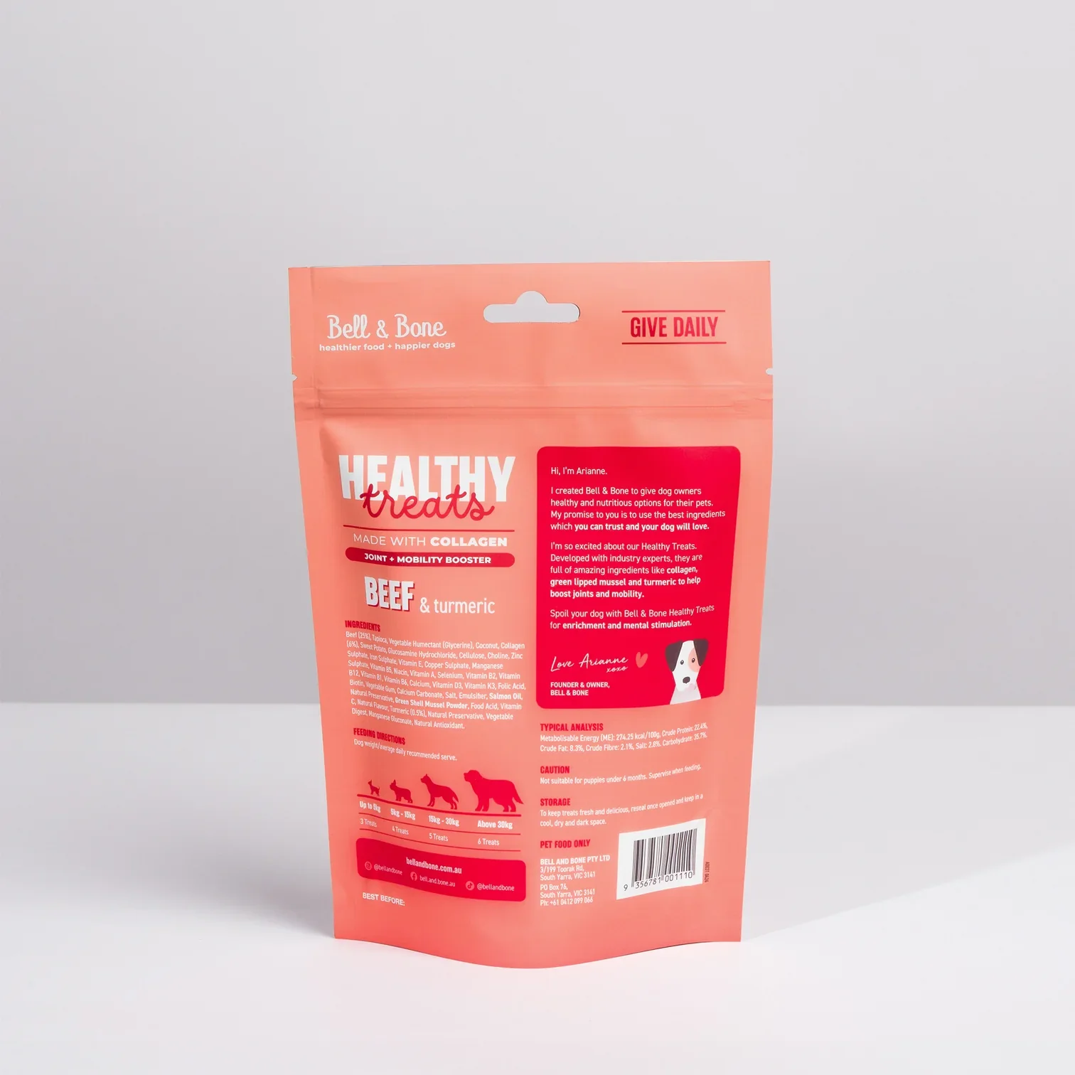Healthy Treats: Beef & Turmeric for joint and mobility booster - Image 3