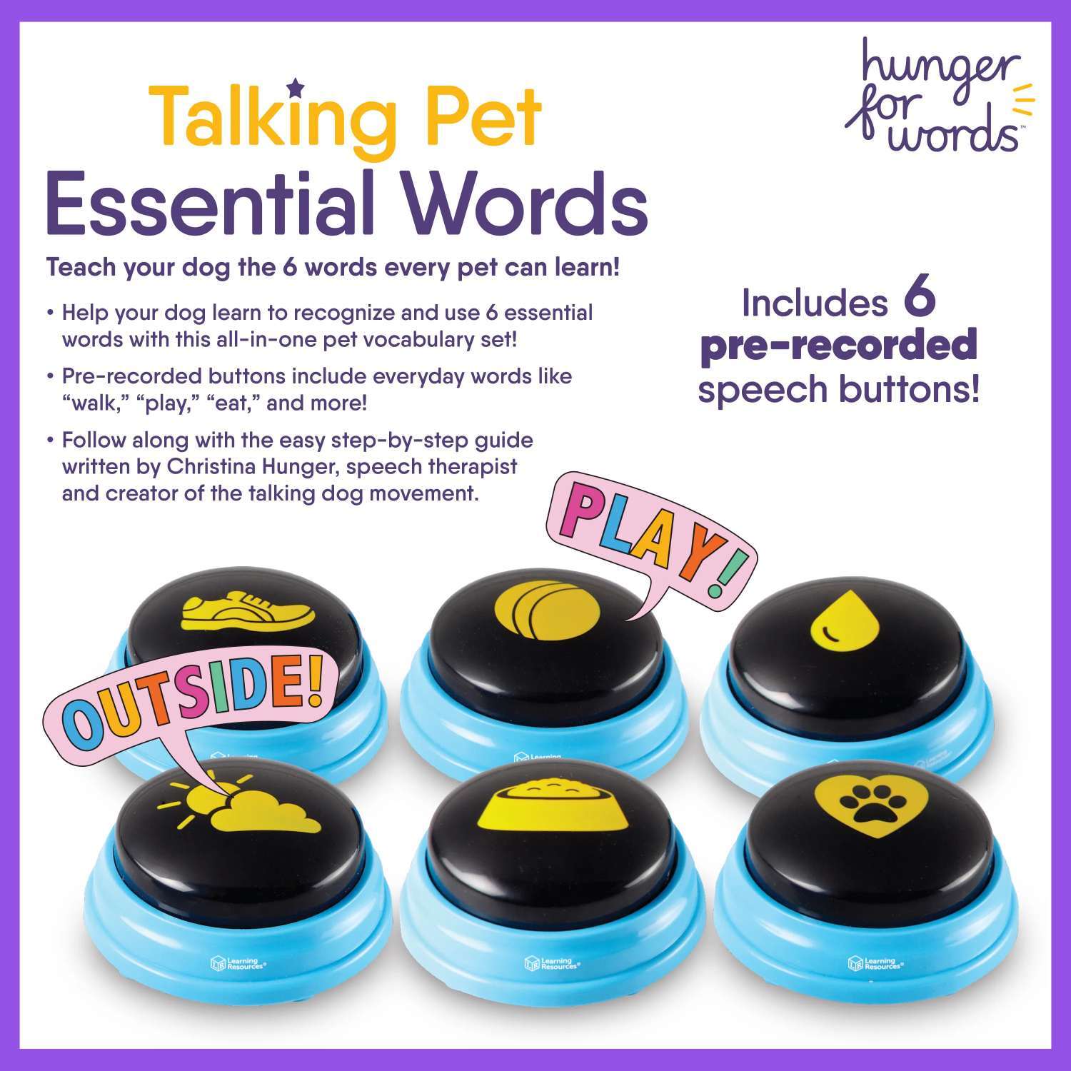 Hunger For Words Talking Pet Essential Words Set - Image 4