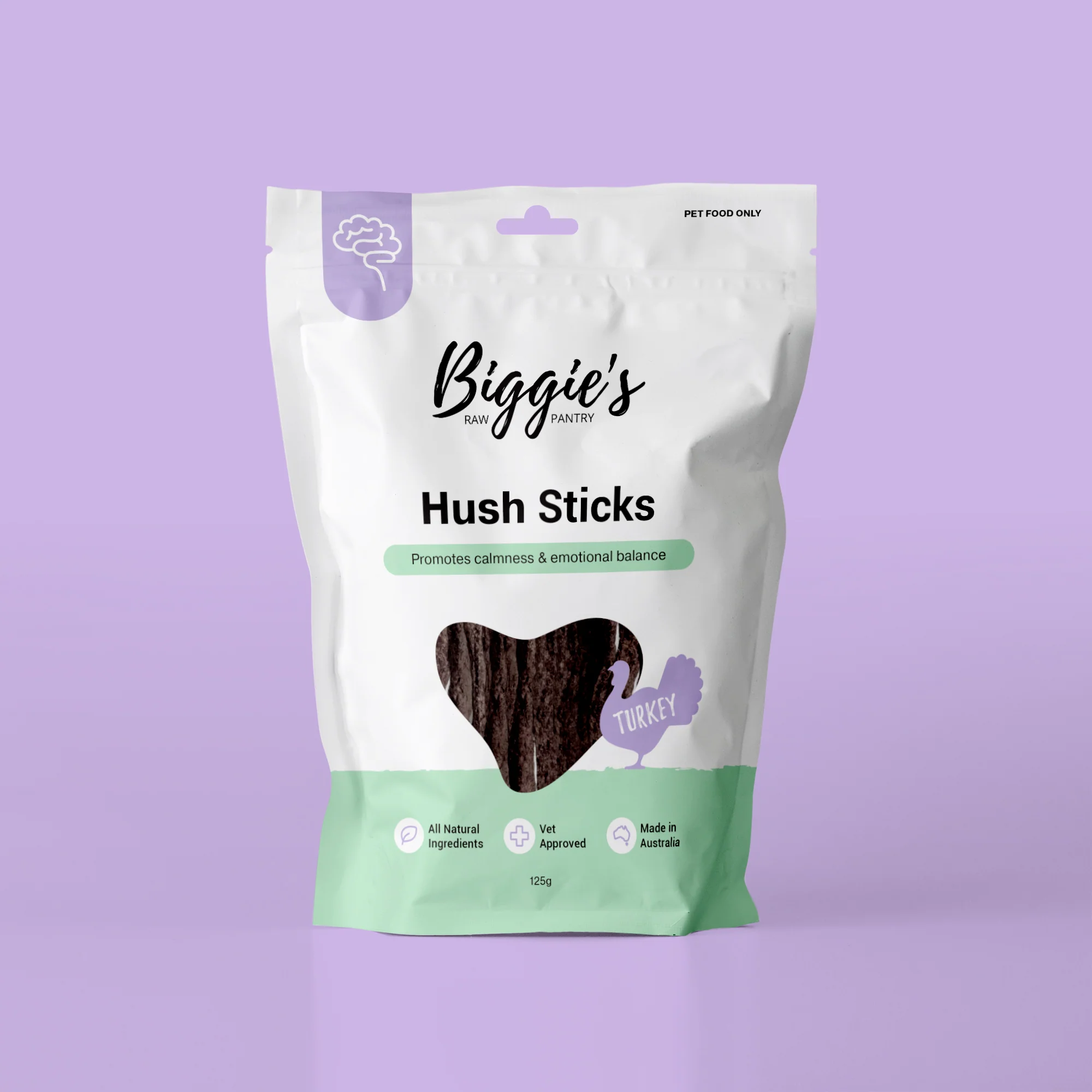 Turkey Hush Sticks (Calming): Biggie's Raw Pantry