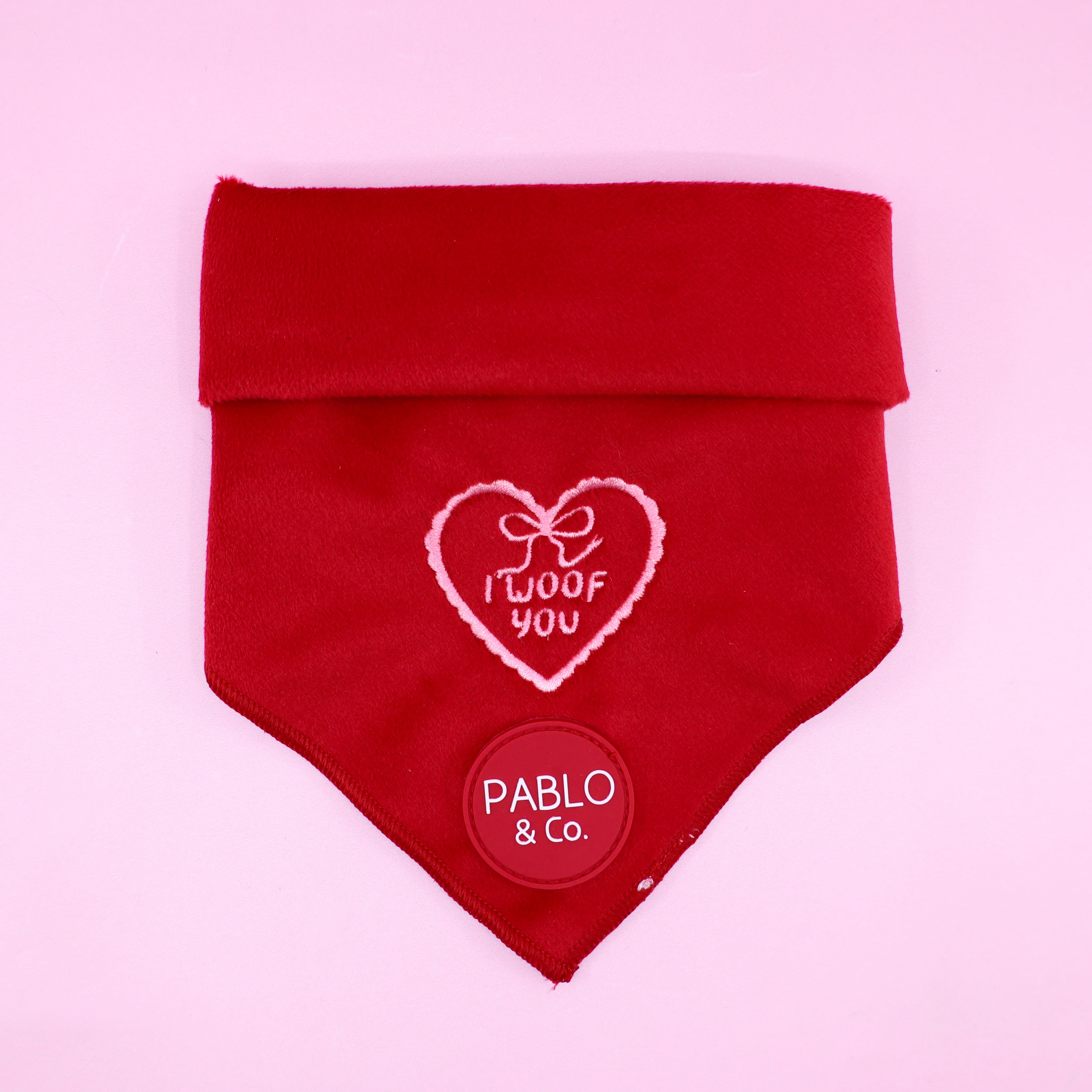 I Woof You: Dog Bandana - Image 4