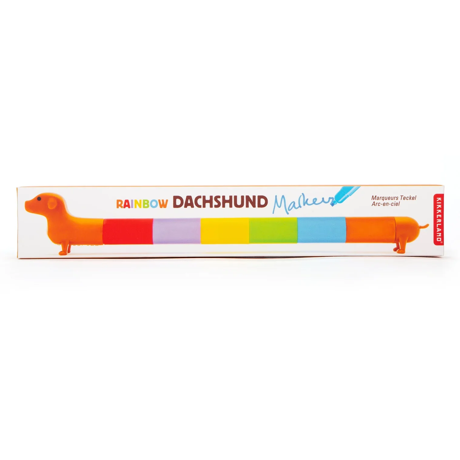 Kikkerland: Rainbow Dachshund Markers