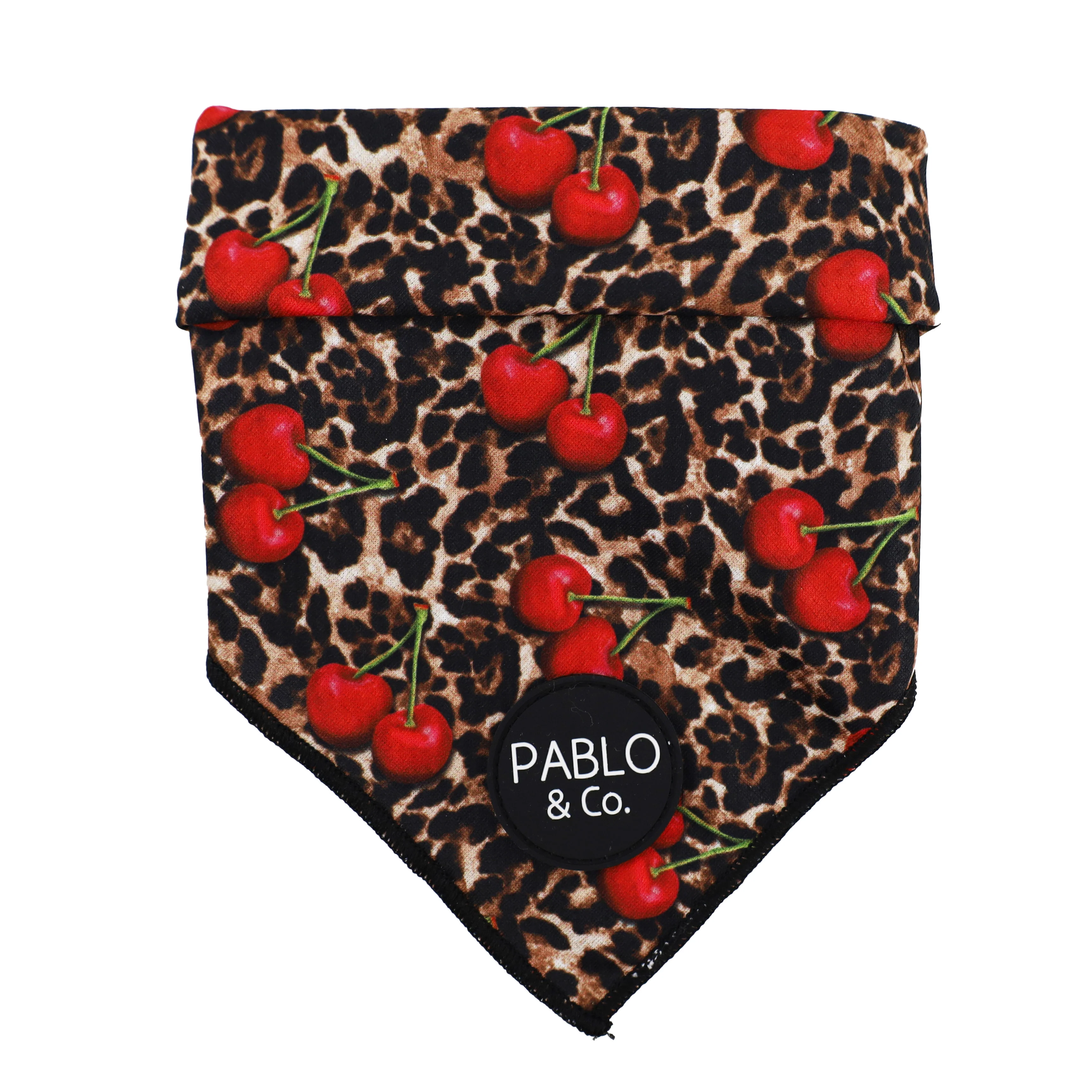 Leopard Cherries: Dog Bandana - Image 2