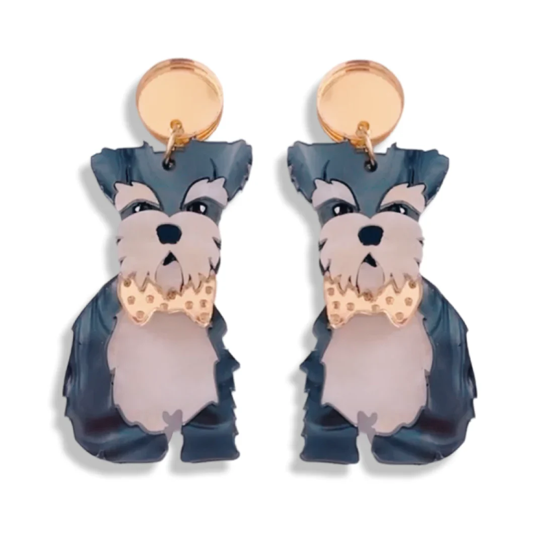 Schnauzer Pet Earrings - Image 3