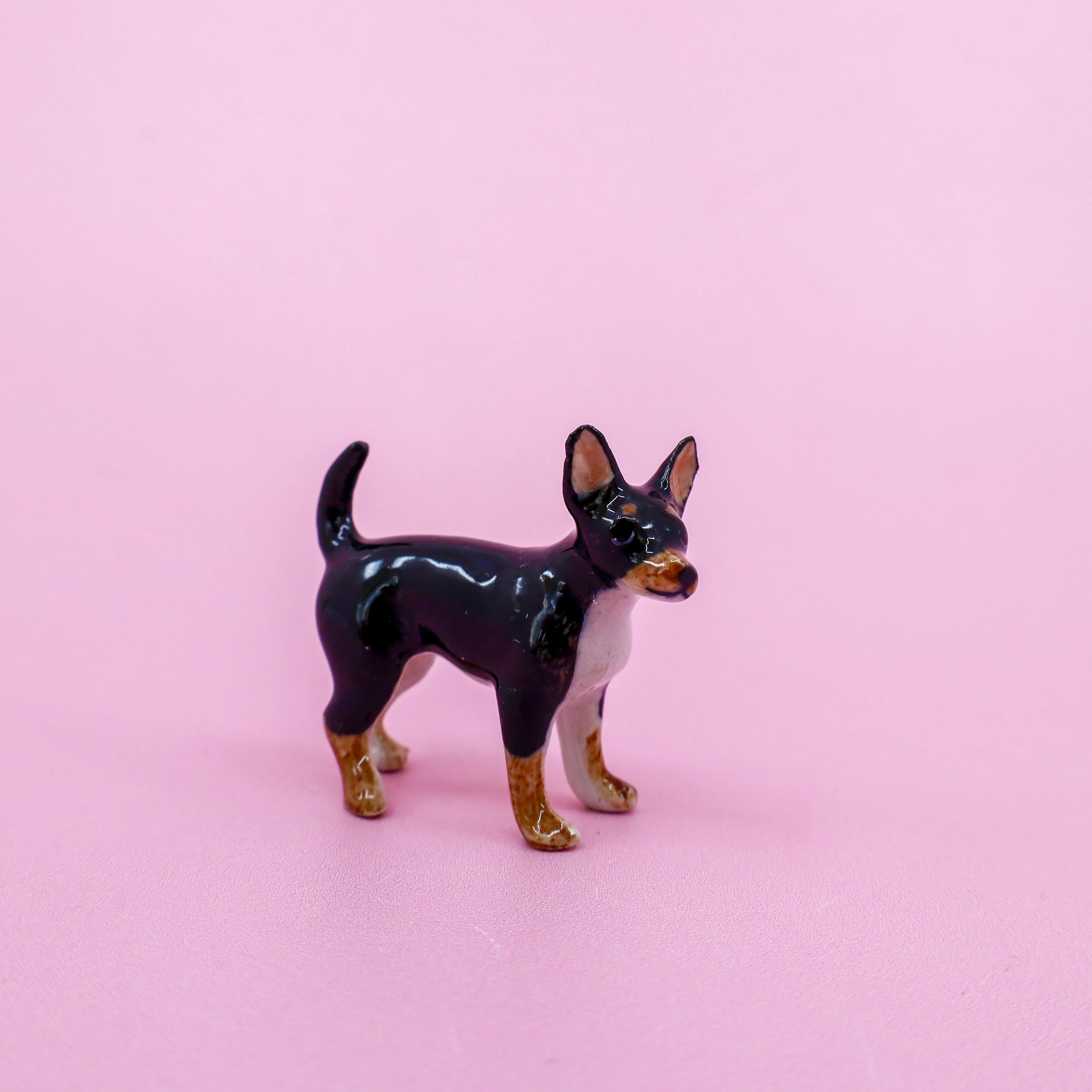 Mini Ceramic Dog Figurine - Image 12