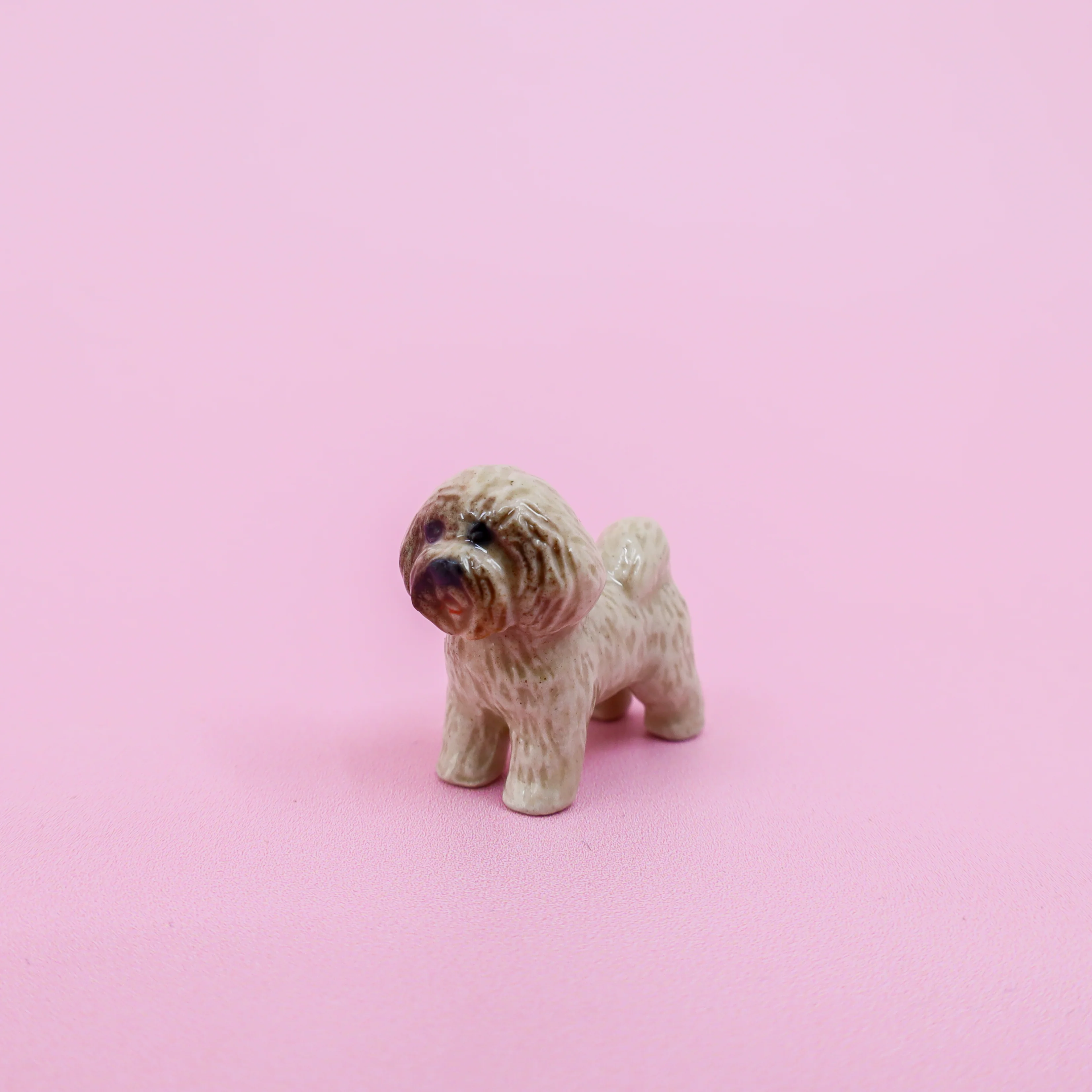 Mini Ceramic Dog Figurine - Image 2