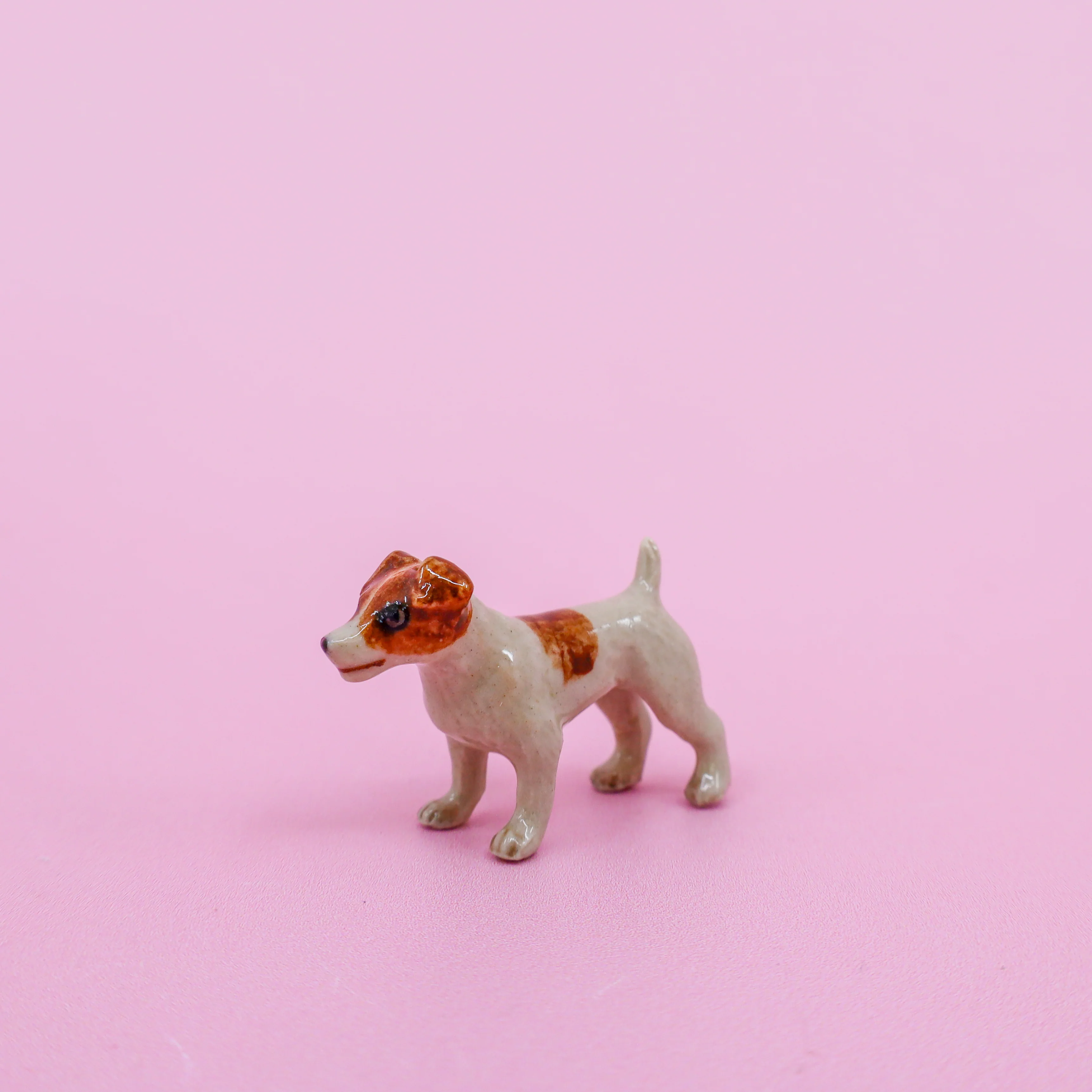 Mini Ceramic Dog Figurine - Image 8