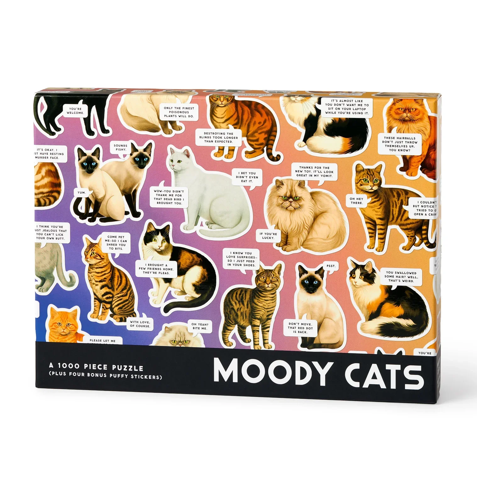 Moody Cats Puzzle 1000pc
