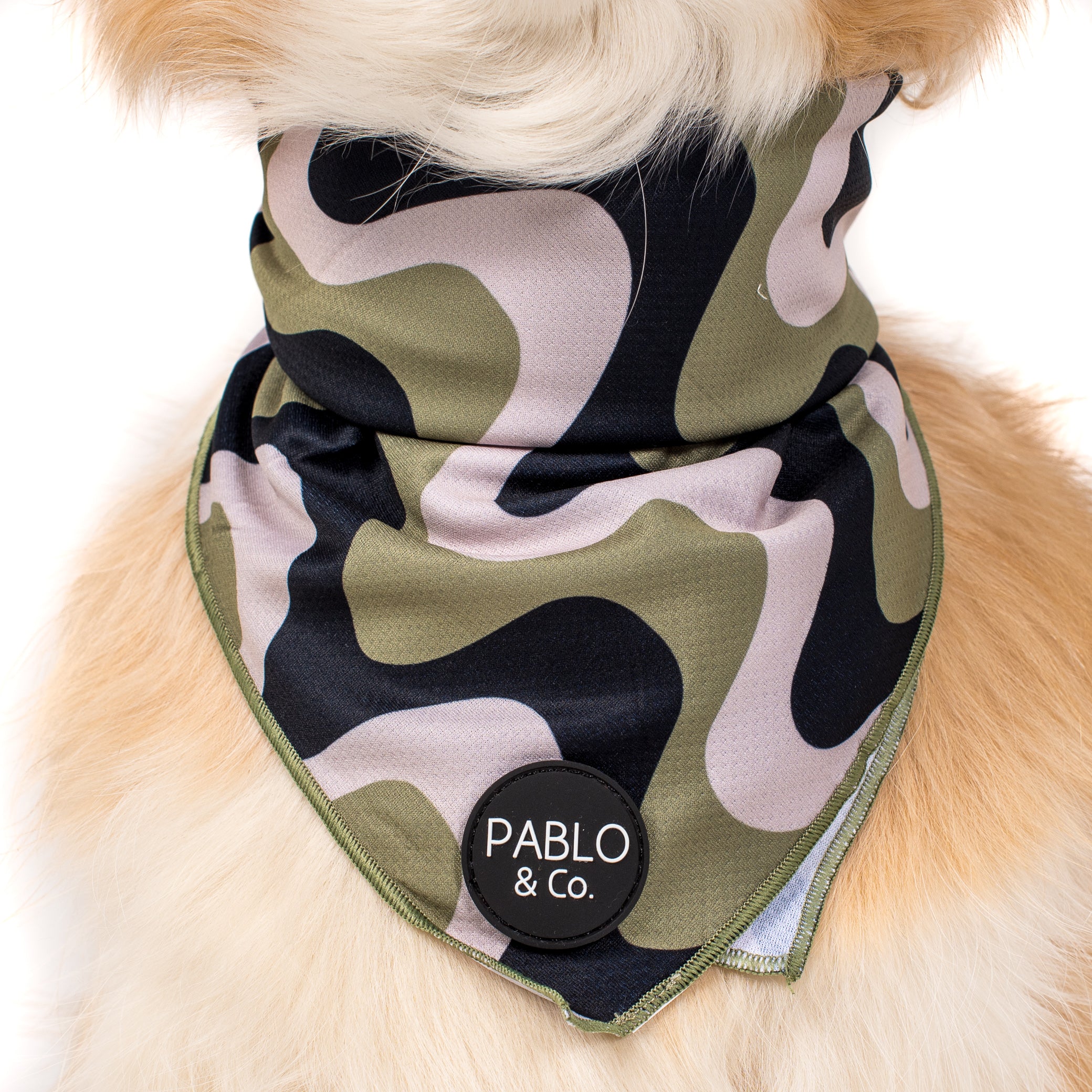 Navy Wavy - Dog Bandana - Image 2
