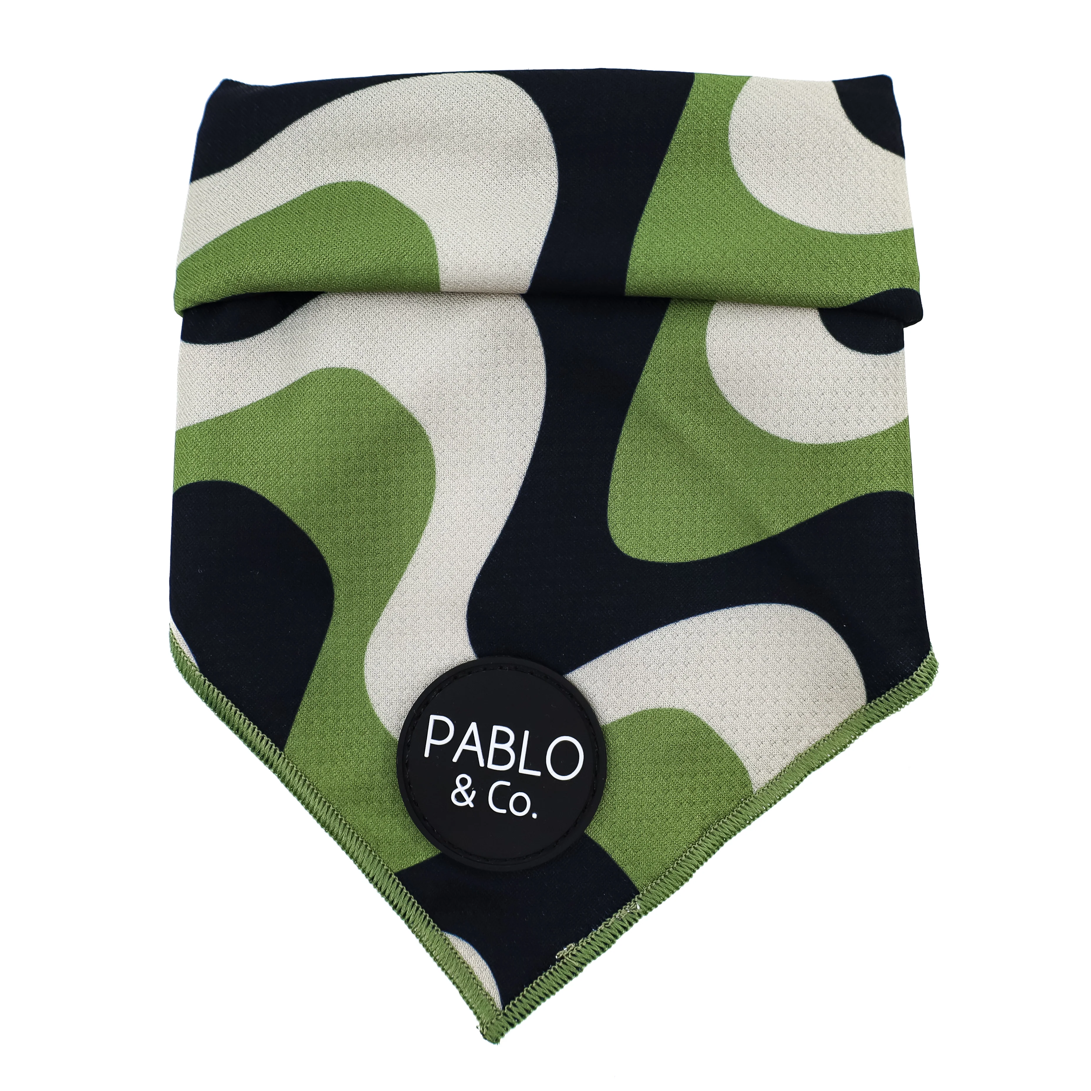 Navy Wavy - Dog Bandana - Image 4